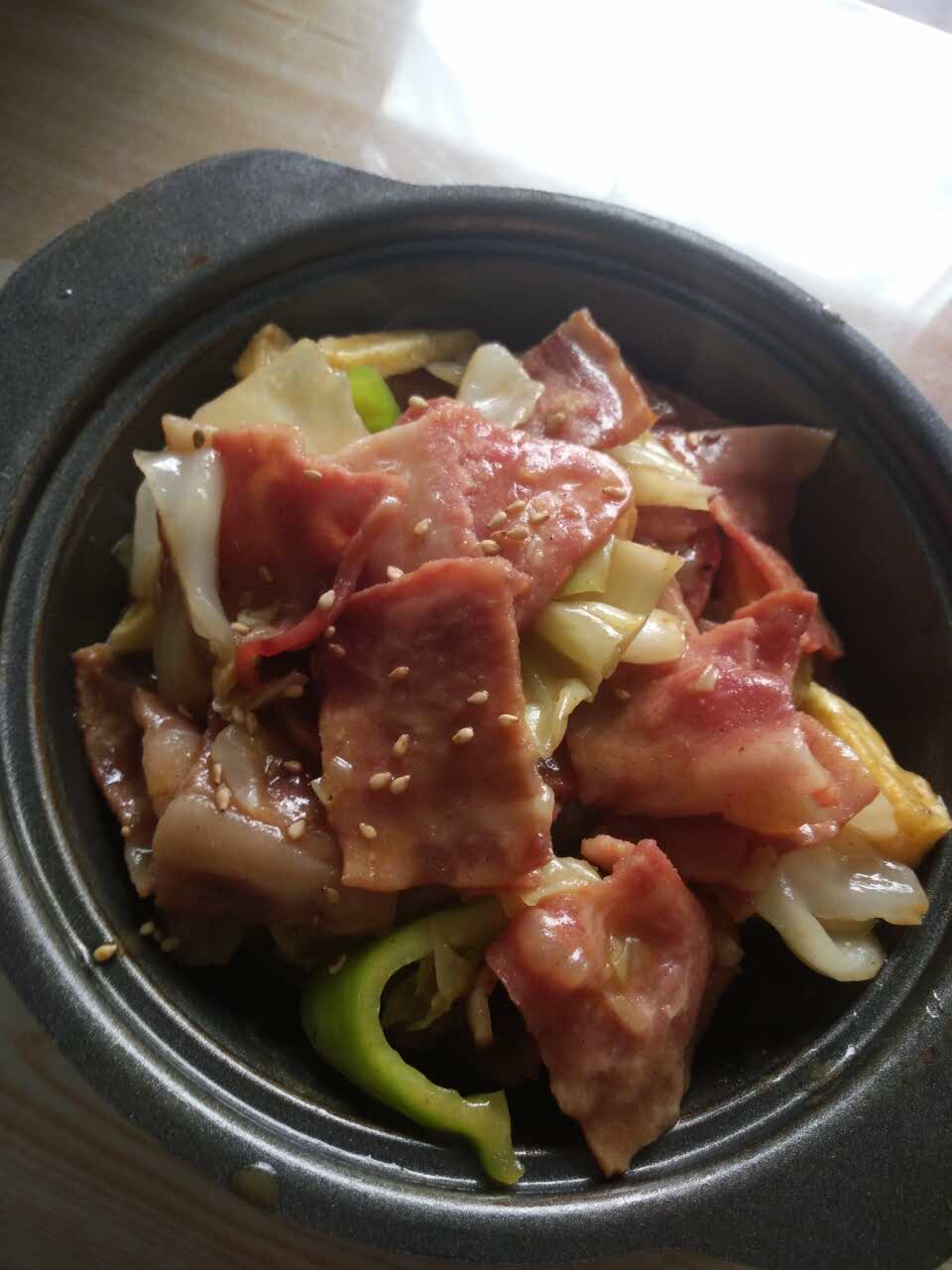 干锅煎肉饭