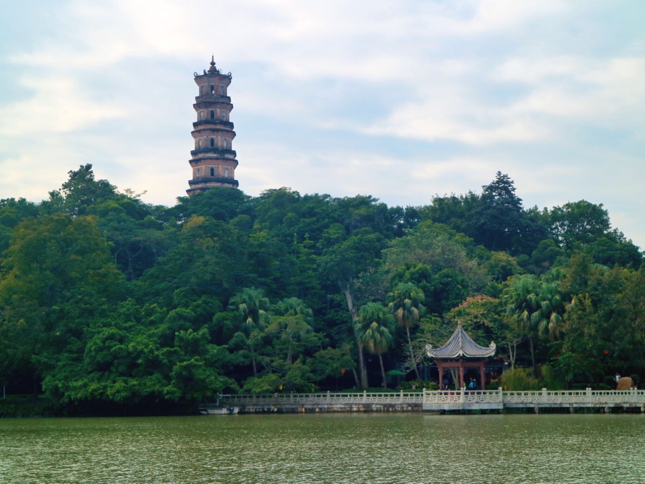 惠州西湖美景怎么画图片