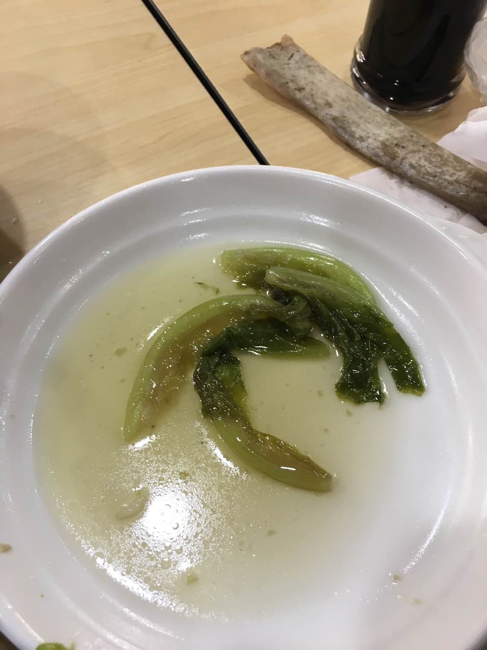 2024草本汤(秘书巷店)美食餐厅,春菜都是烂的,还要多收一块.