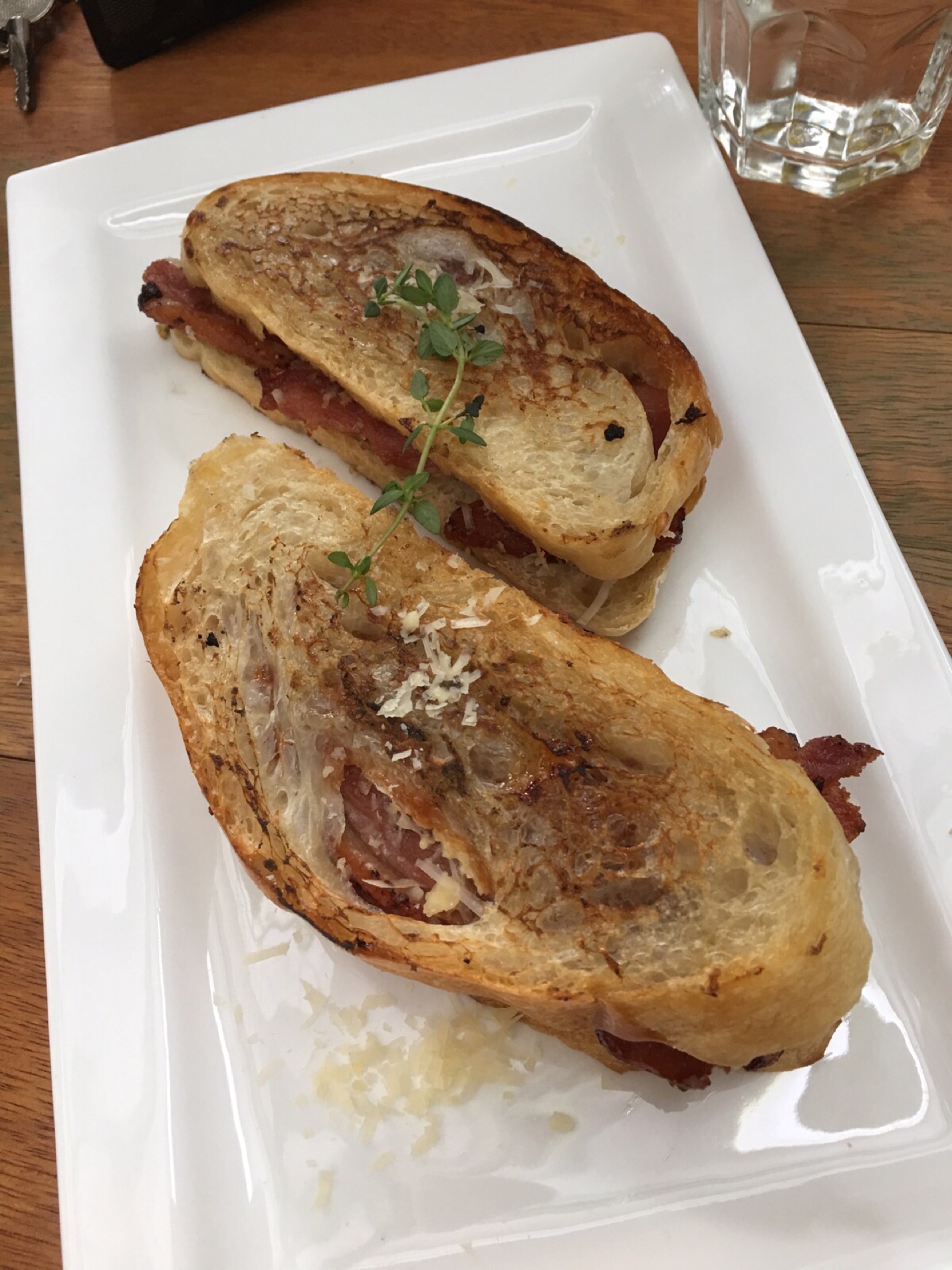 pimped grilled cheese its too salty & the bread is quite oily