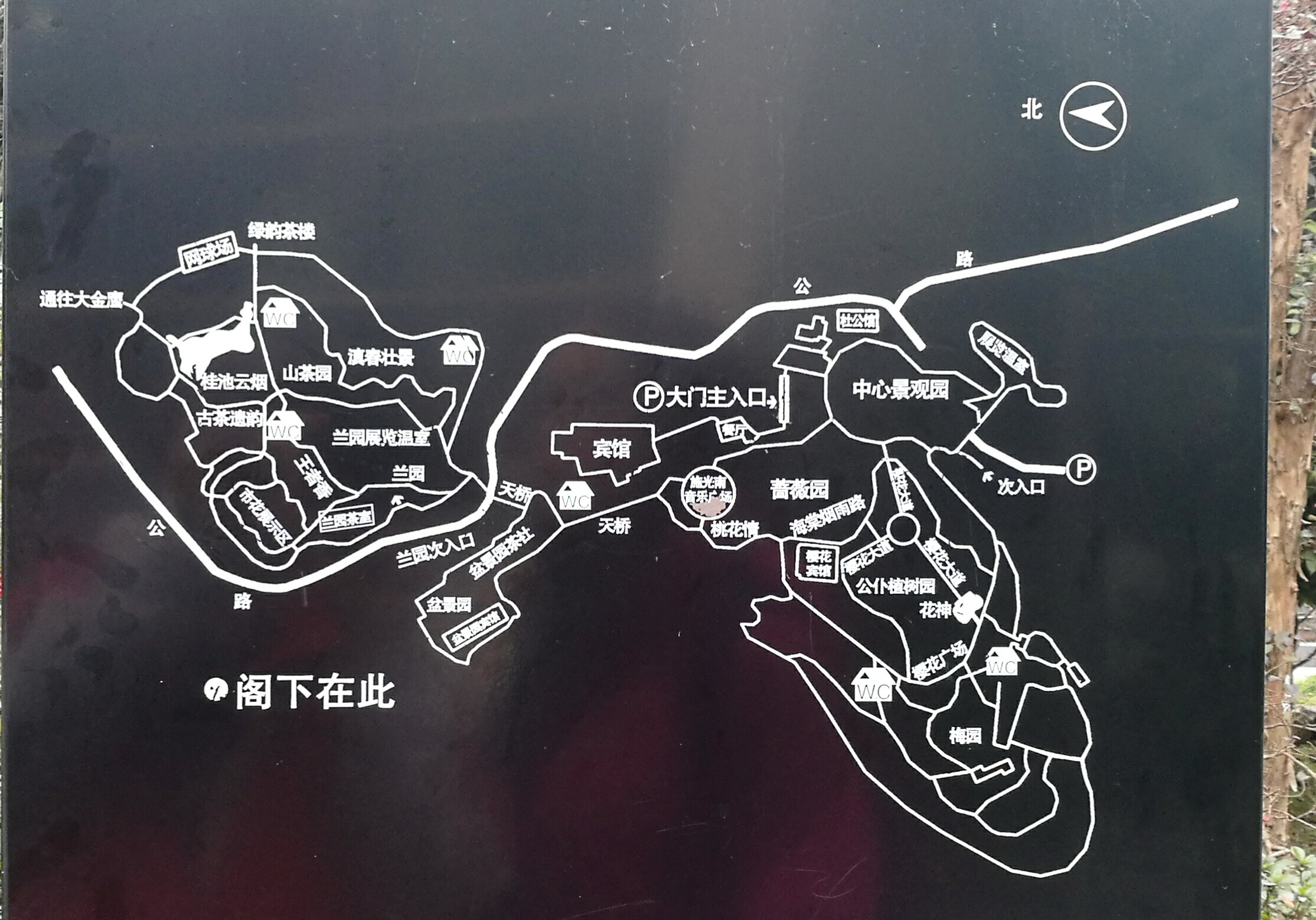 九江南山公园路线图图片