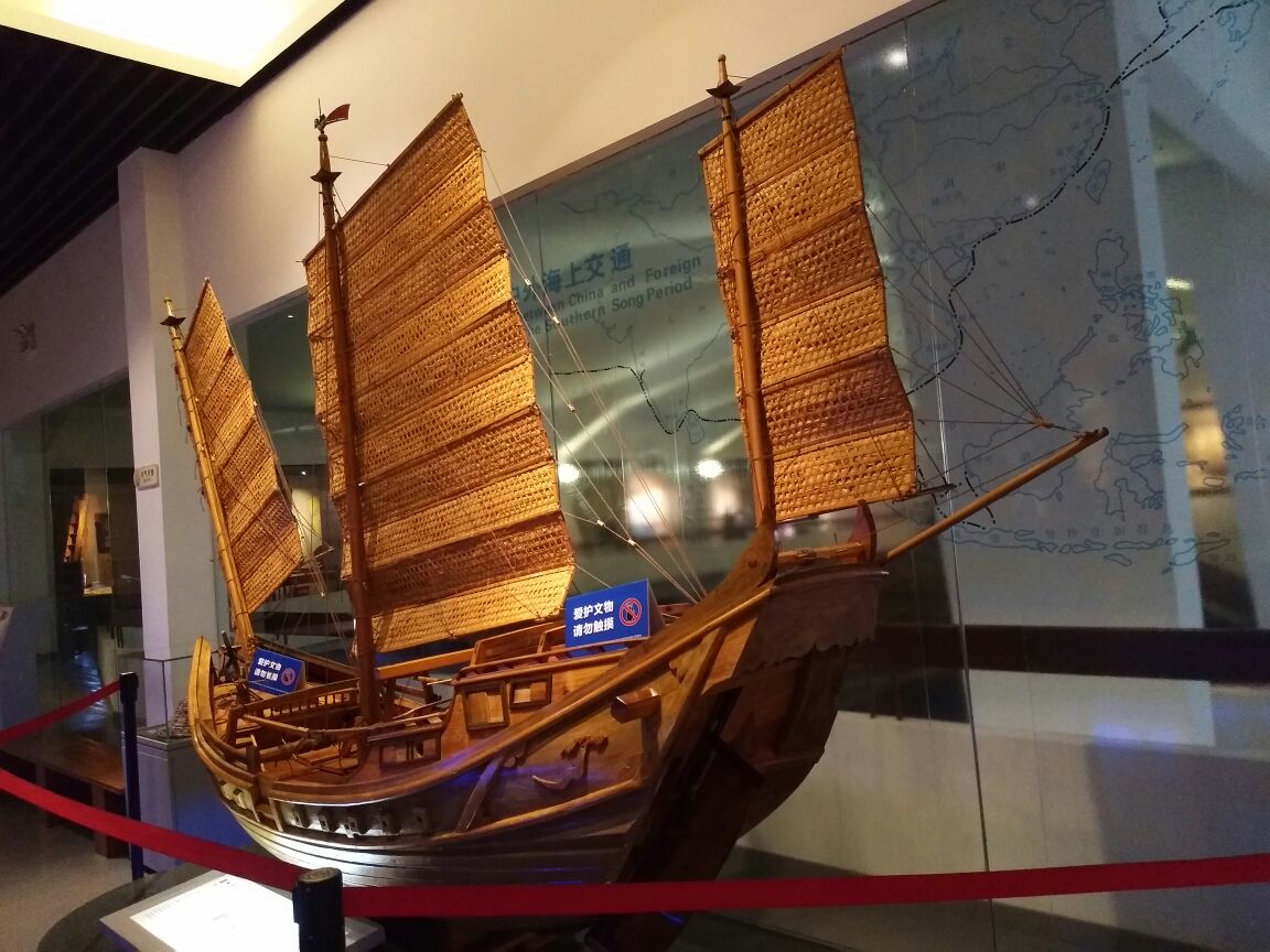 泉州博物馆古船图片