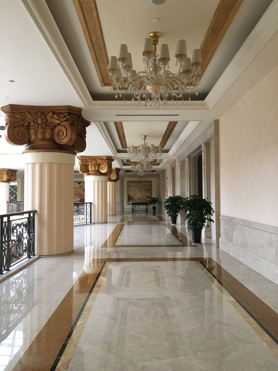 2023黄山新华联丽景酒店·六福轩中餐厅美食餐厅,内部外部环境都很不