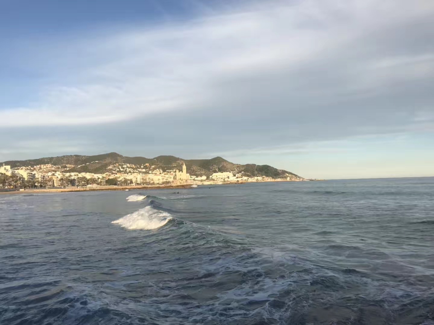 锡切斯海滩sitges beach