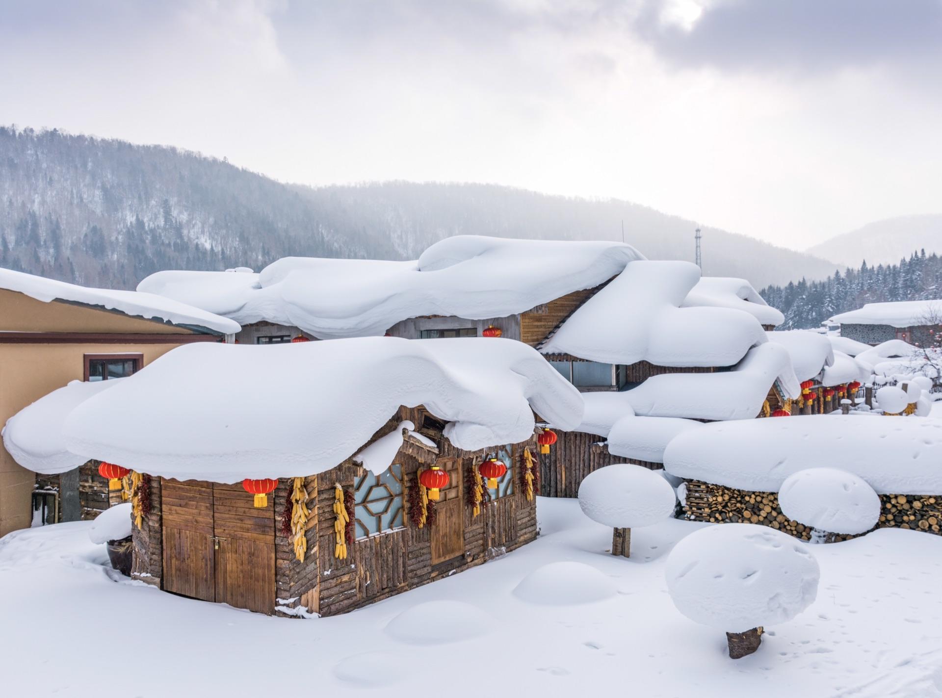 把爱留在雪乡,白首不分离.