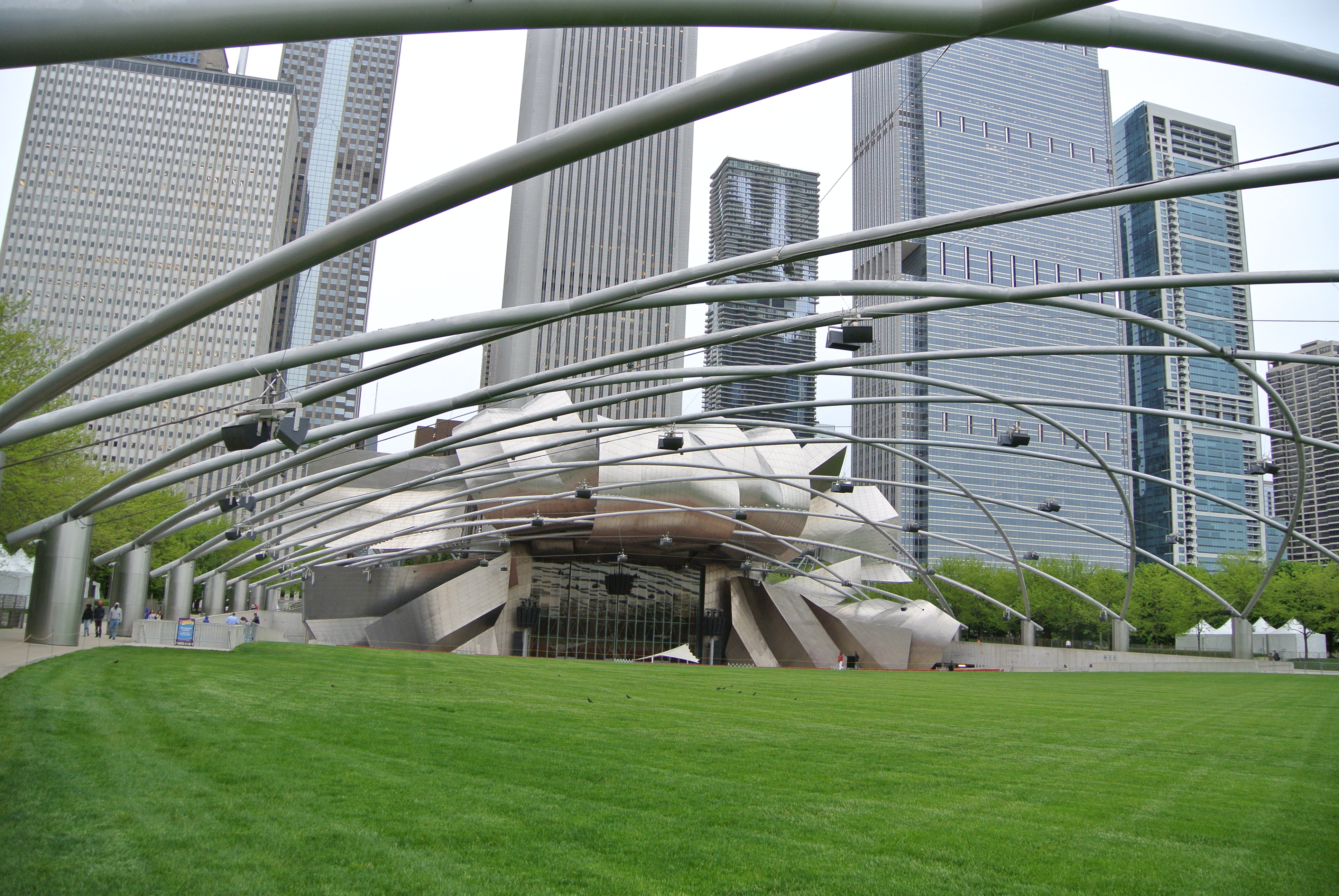 【携程攻略】芝加哥千禧公园景点,千禧公园(millennium park)坐落于