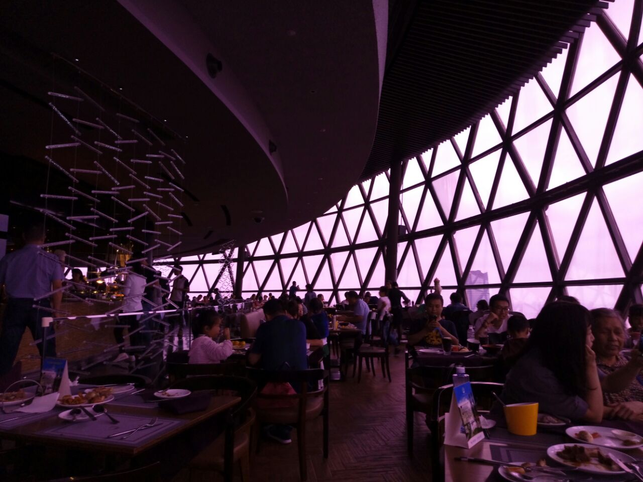 上海中心旋转餐厅图片