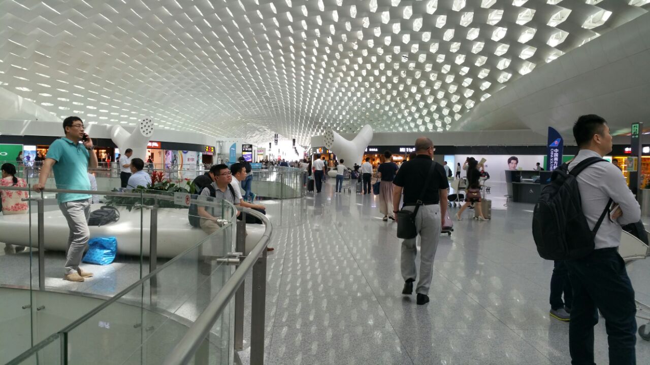 深圳机场内部照片图片