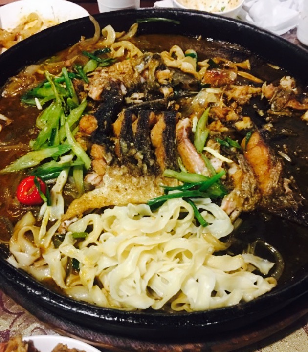 下次肯定要吃一下鱼的,应该错不了.凉菜点了个黄瓜,很可口,口味不错