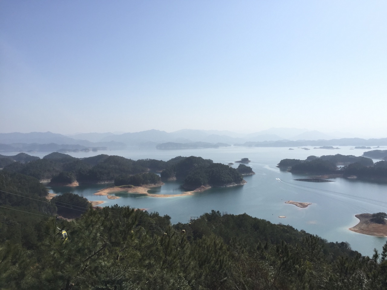 千島湖中心湖區旅遊景點攻略圖