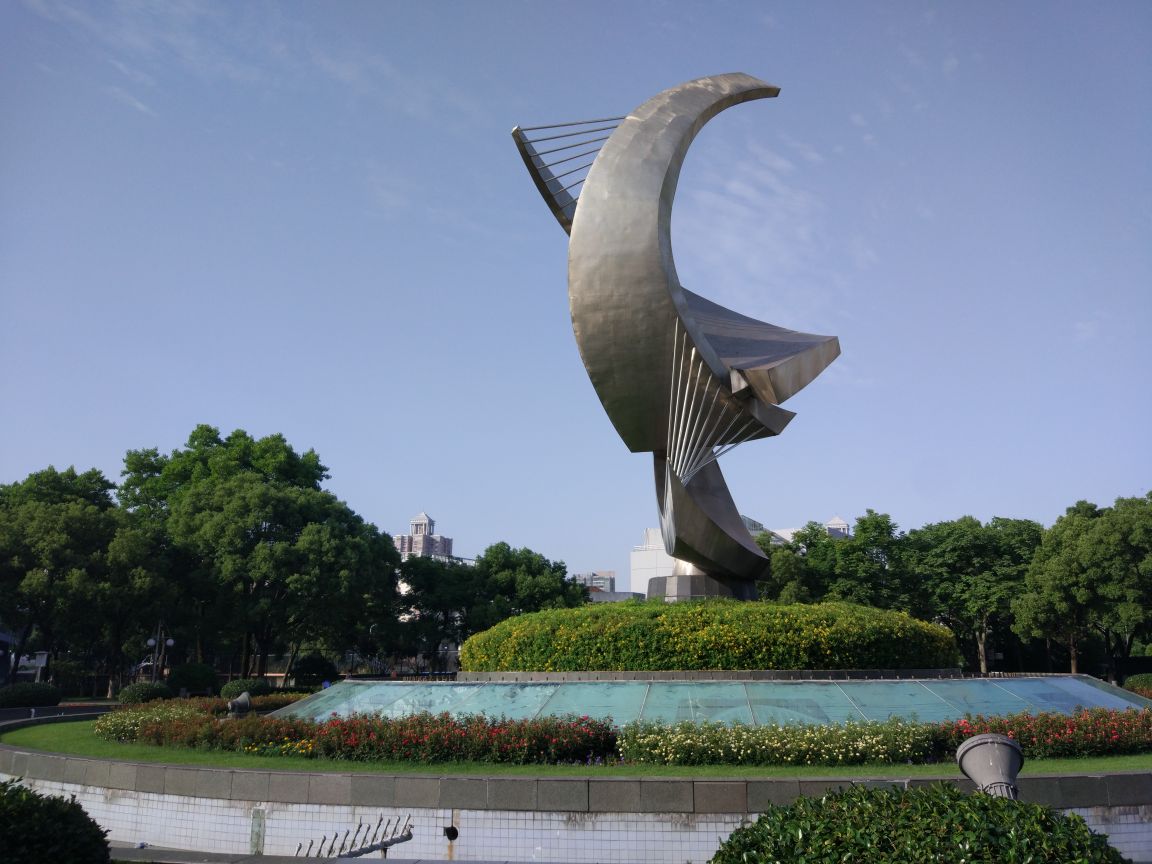 江阴中山公园雕塑图片