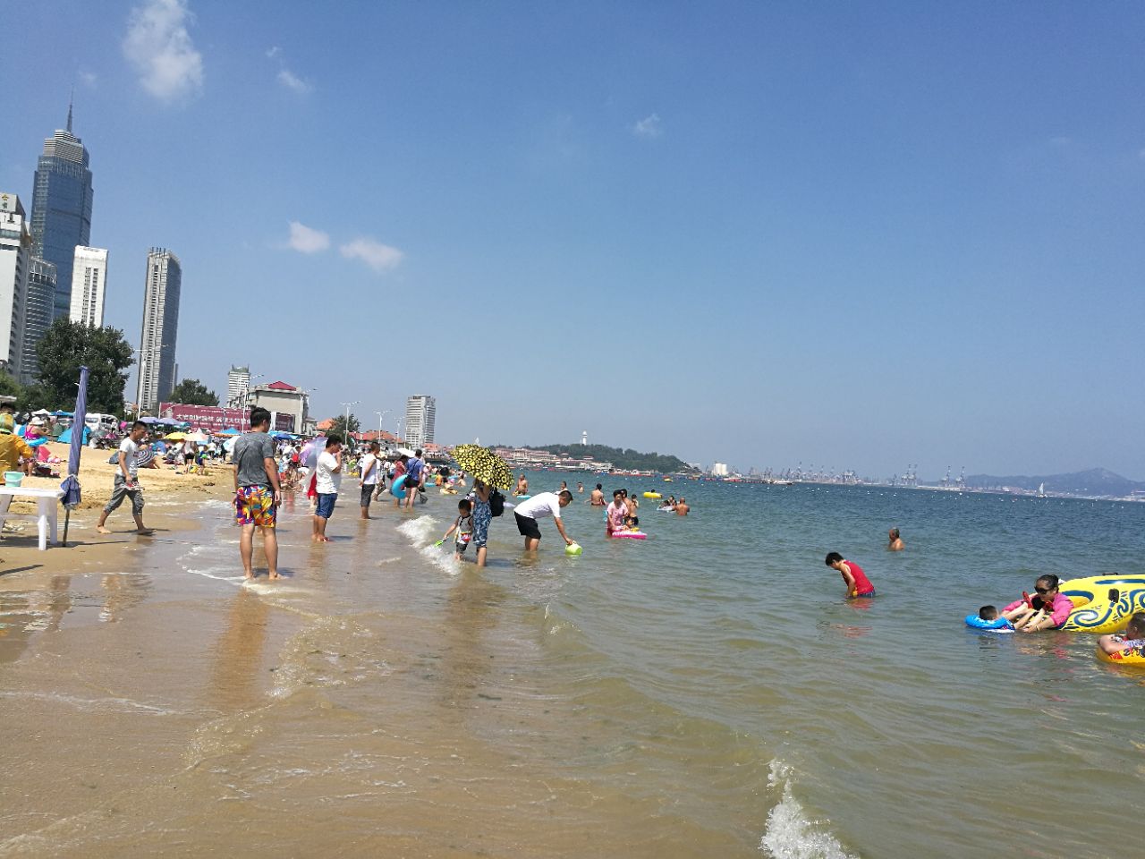 烟台第一海水浴场旅游景点攻略图