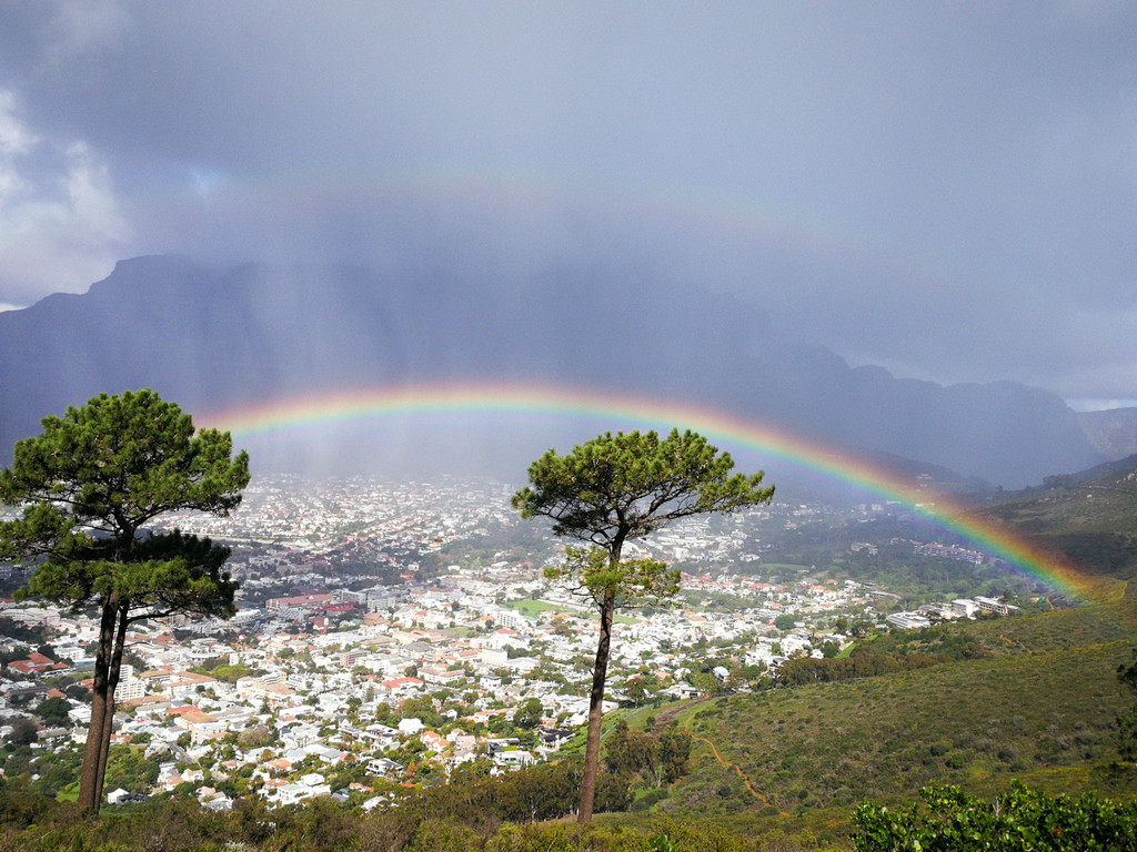 不愧是彩虹之国