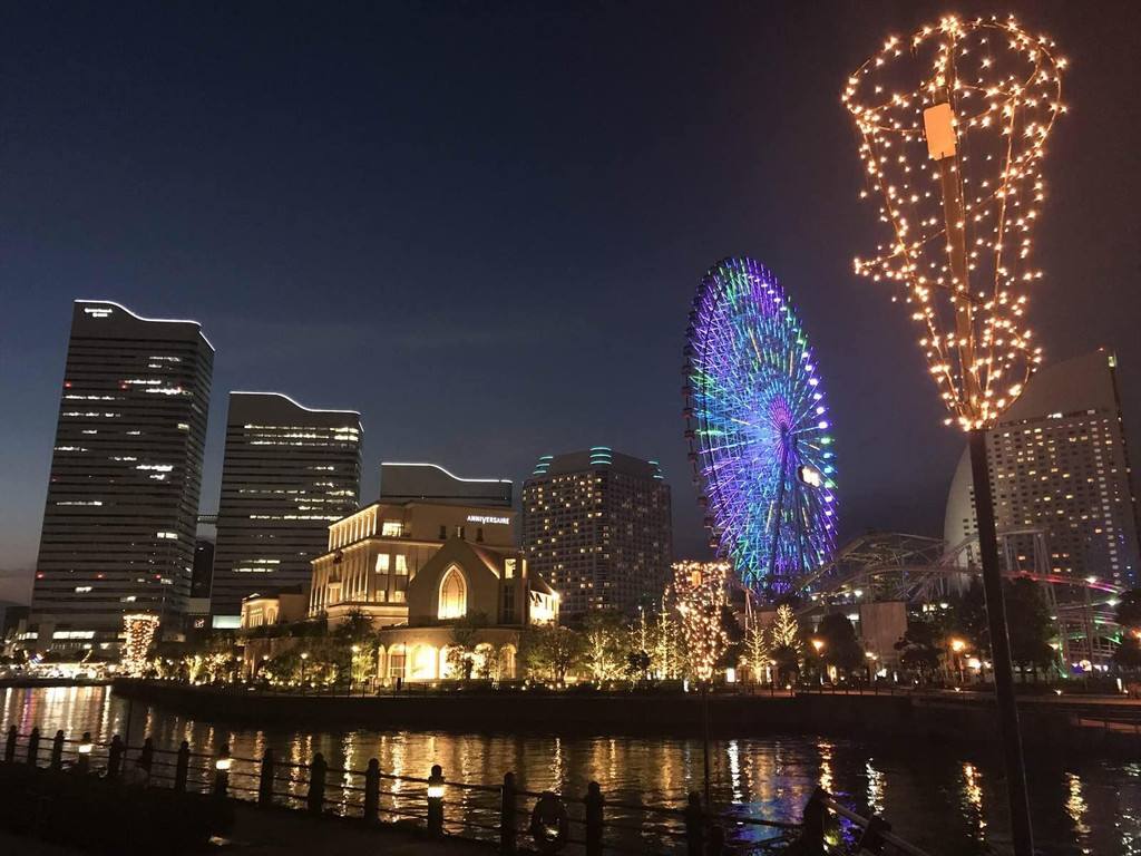 横滨的天际线高清摄影大图-千库网