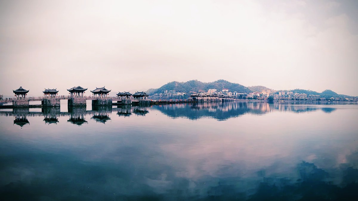 潮州广济桥图片全景图片