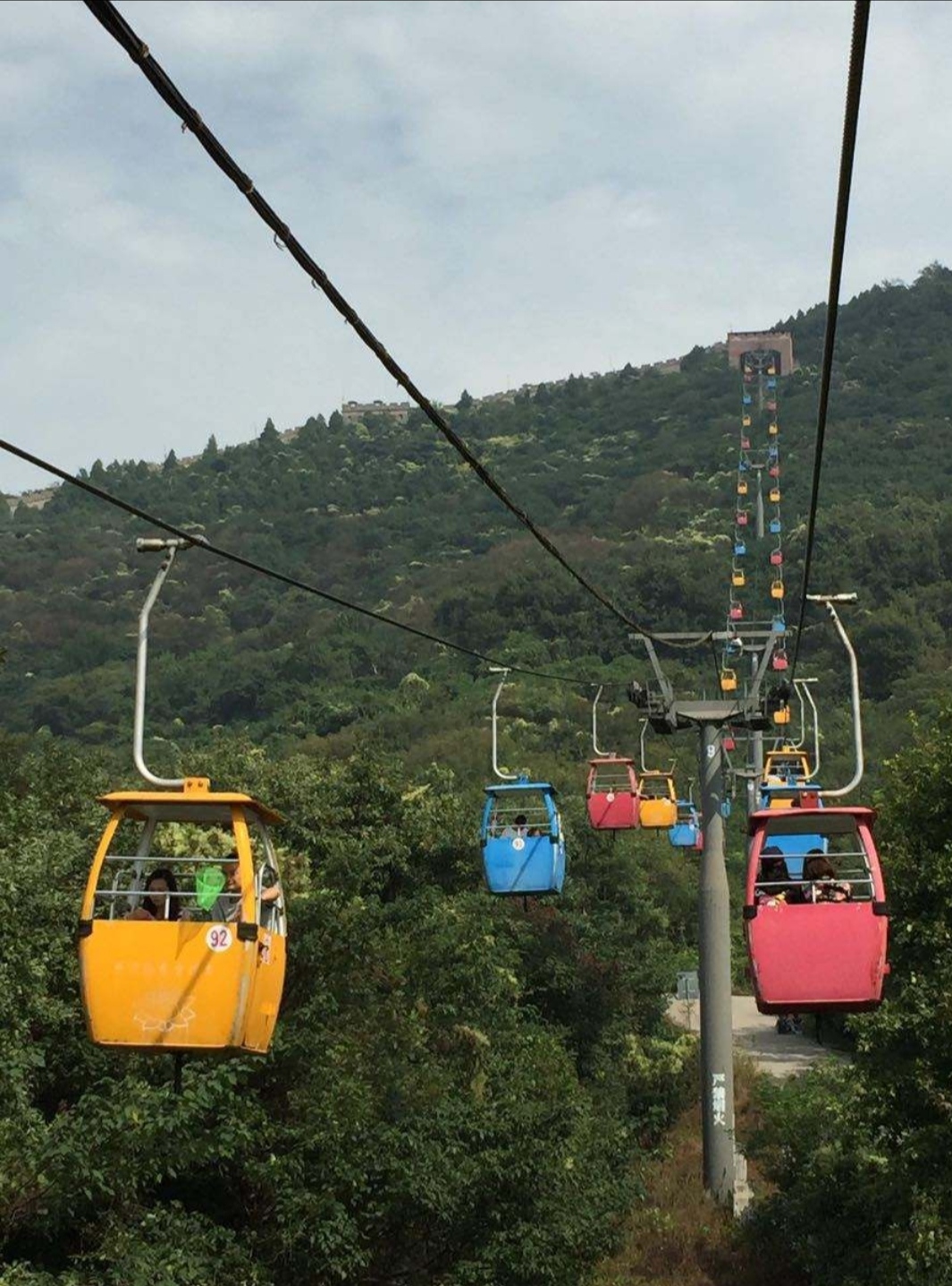 南京珍珠泉缆车图片