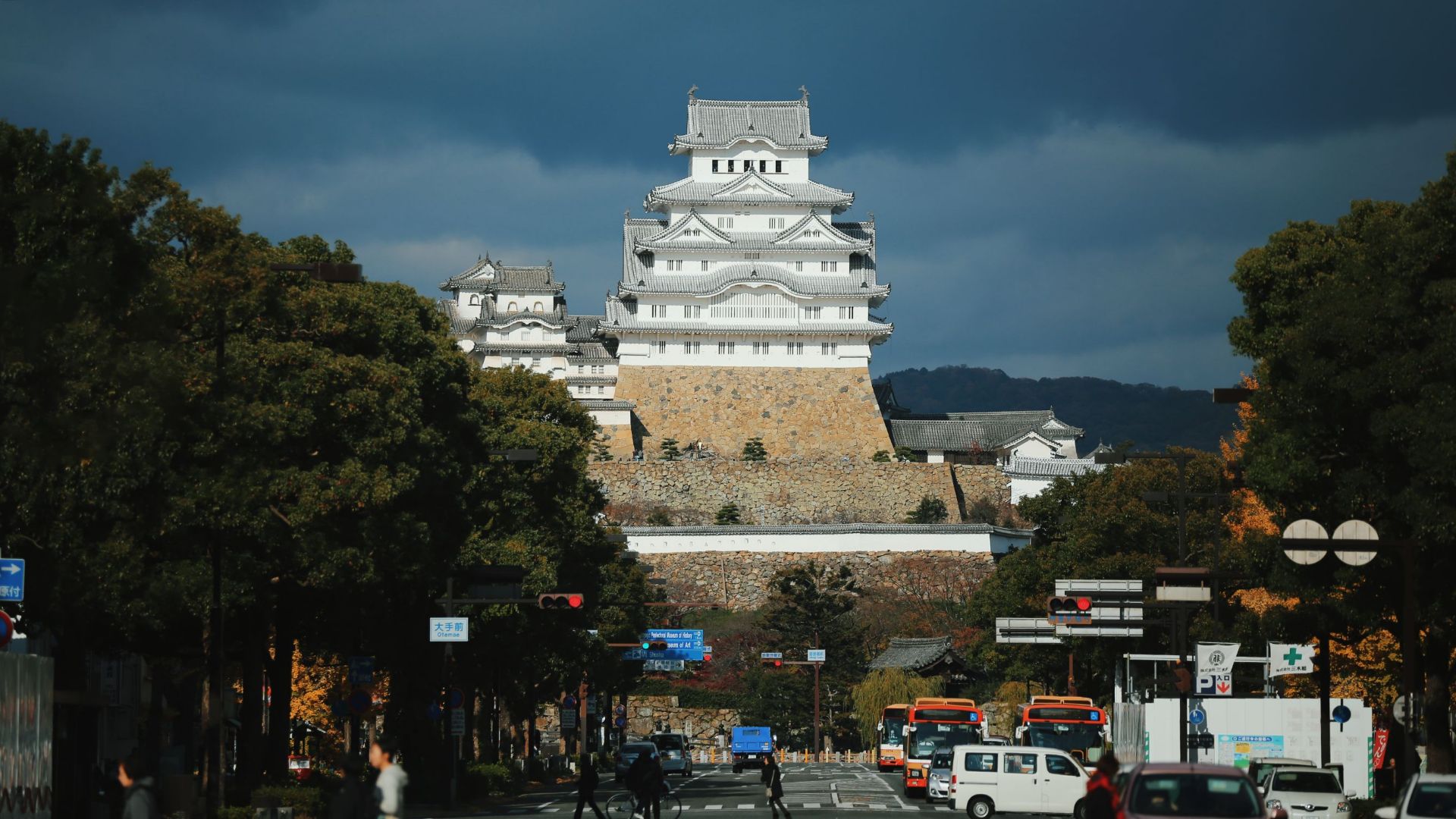 日本三大名城姬路城图片