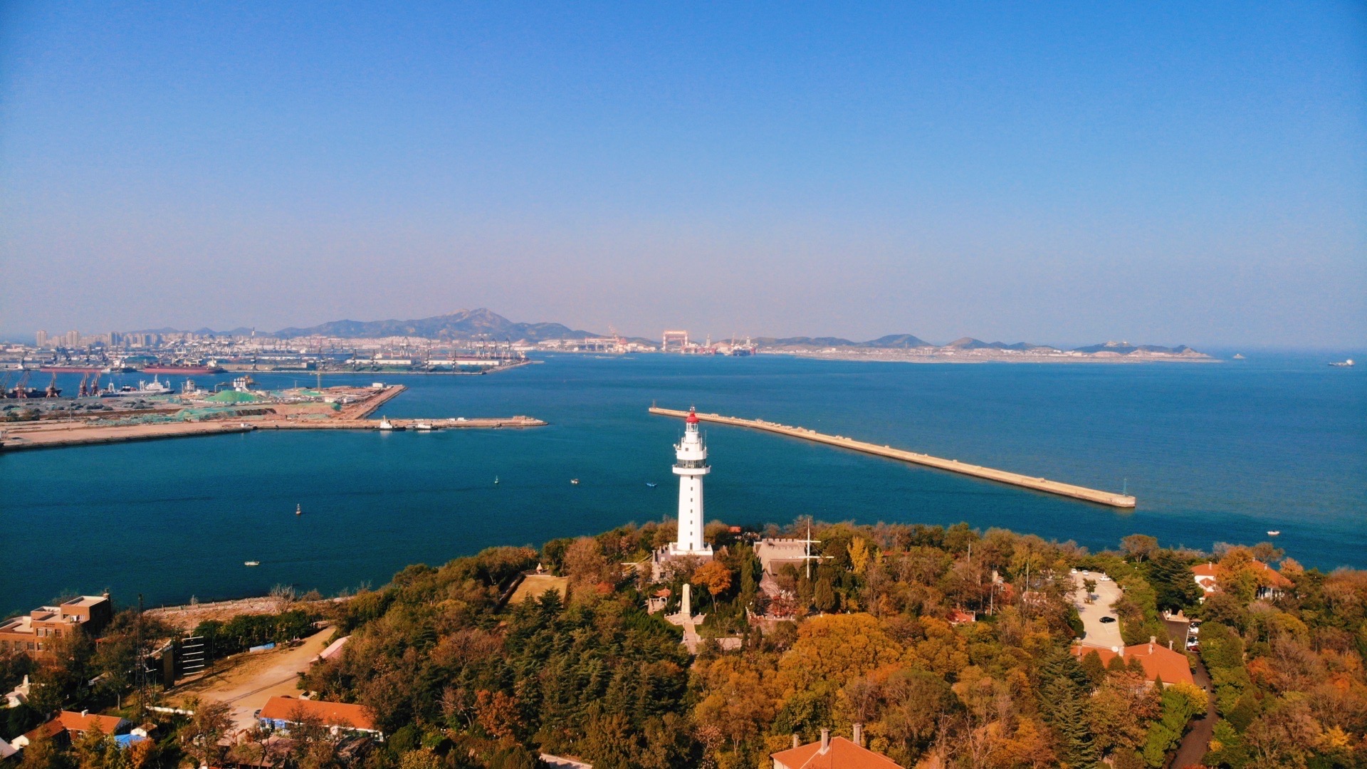 烟台山景区