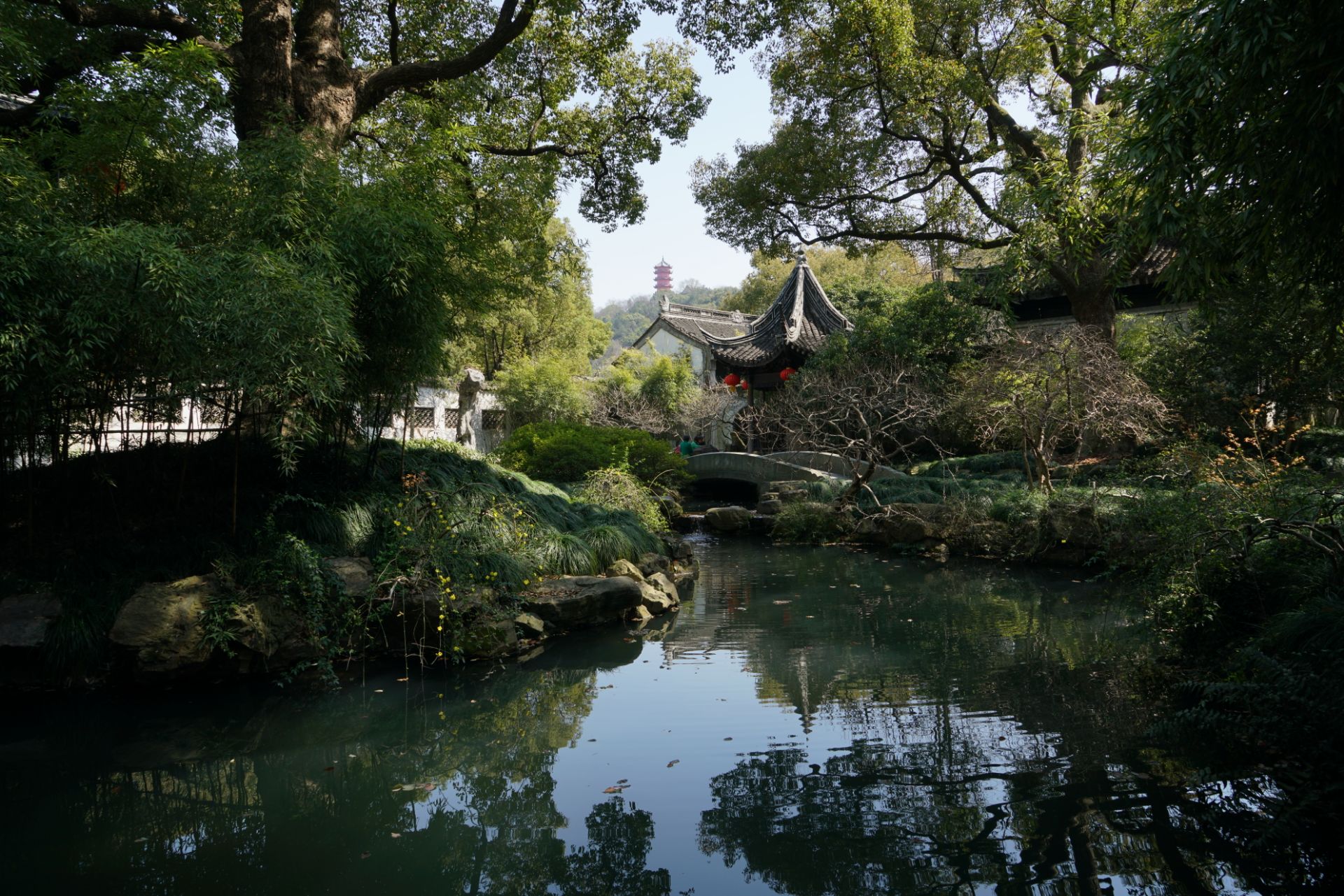 【携程攻略】无锡锡惠公园景点,秋的诱惑,锡恵公园之寄畅园.