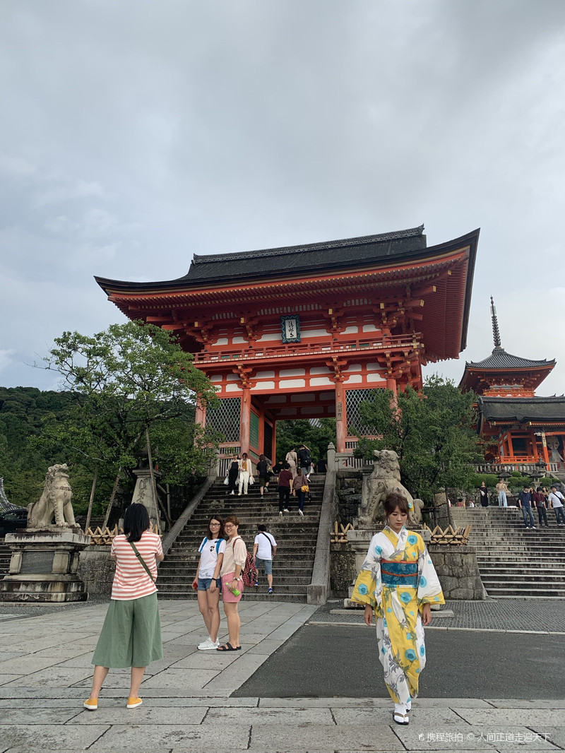 人间正道走遍天下今天在京都清水寺附近转了一圈 清水寺自由行旅拍 旅游景点攻略 携程