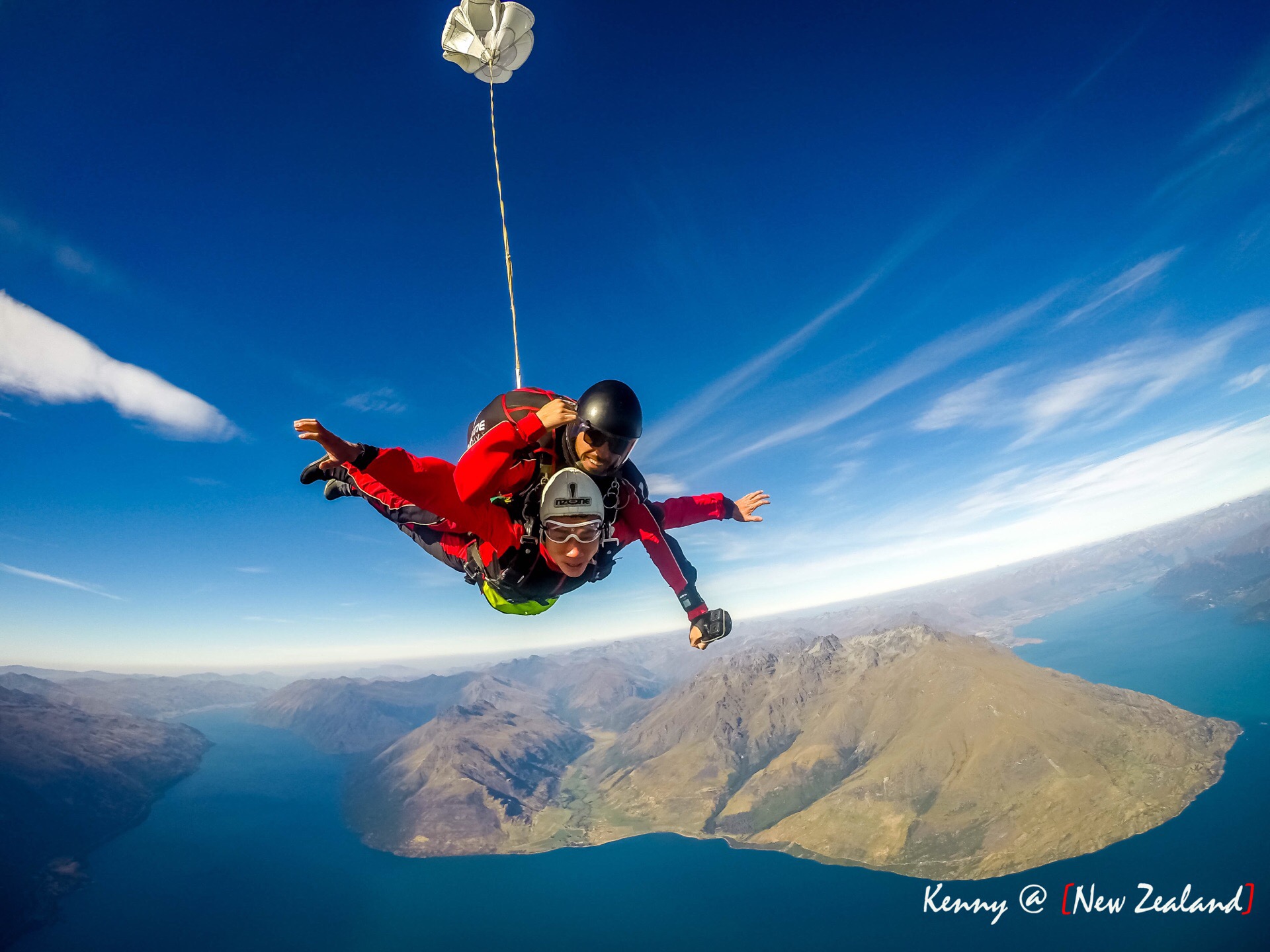 皇后镇高空跳伞