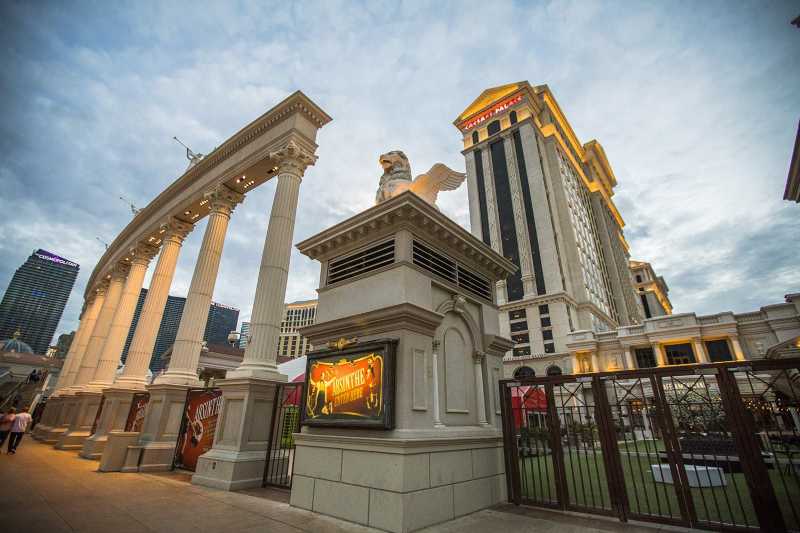 在拉斯维加斯的几天选择了凯撒宫酒店(caesars palace