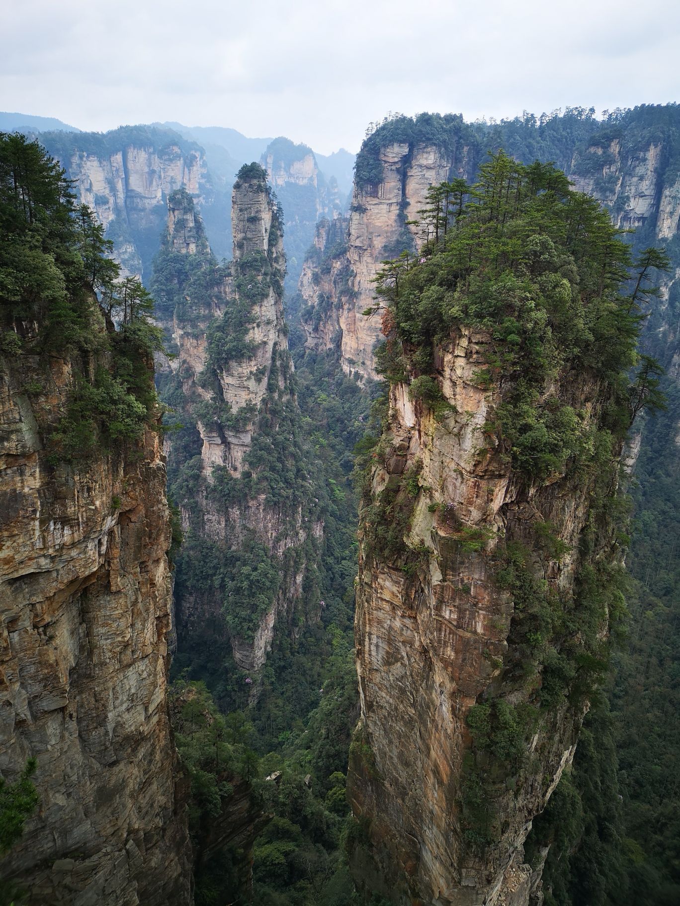 武陵源区袁家界景点,乾坤柱 张家界地标 张家界武陵源的核心景区之二