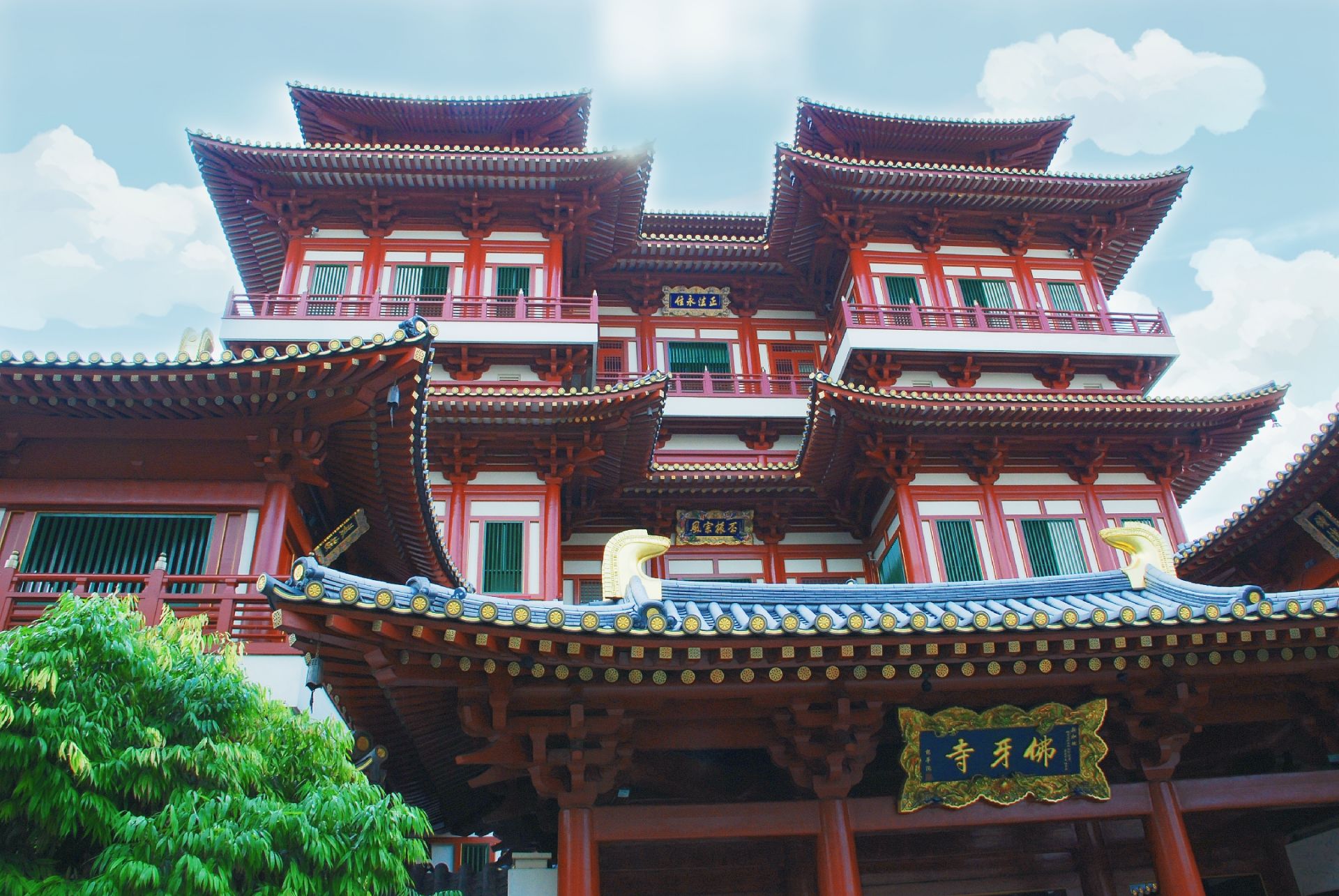 新加坡佛教寺庙图片