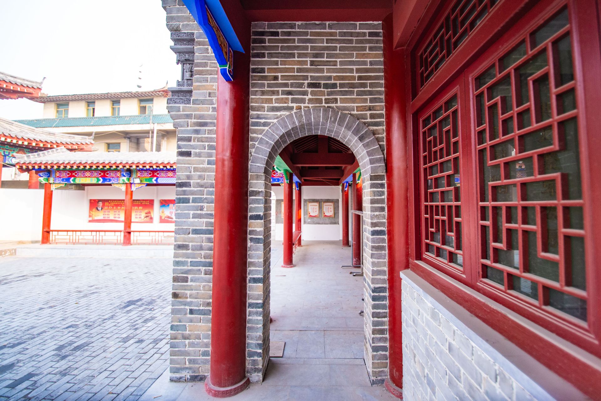 安徽涡阳的义门古镇是一处回民聚居地,因此在当地还保存有古老的清真