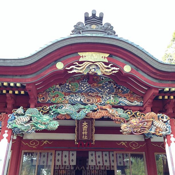 来真冈旅游必须打卡地之一-大前惠比寿神社
还是第一次来到日本