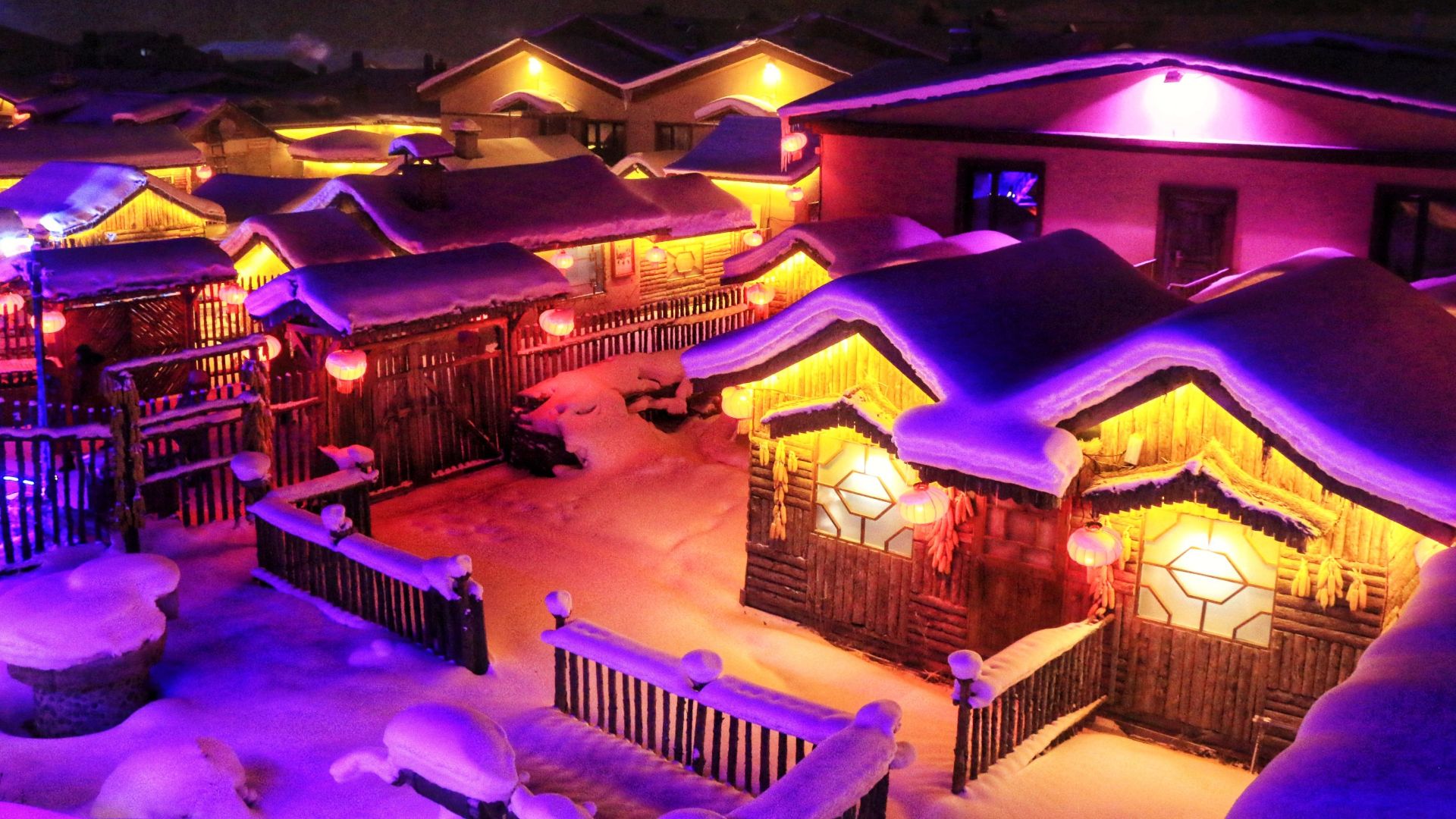 雪乡十里冰雪画廊