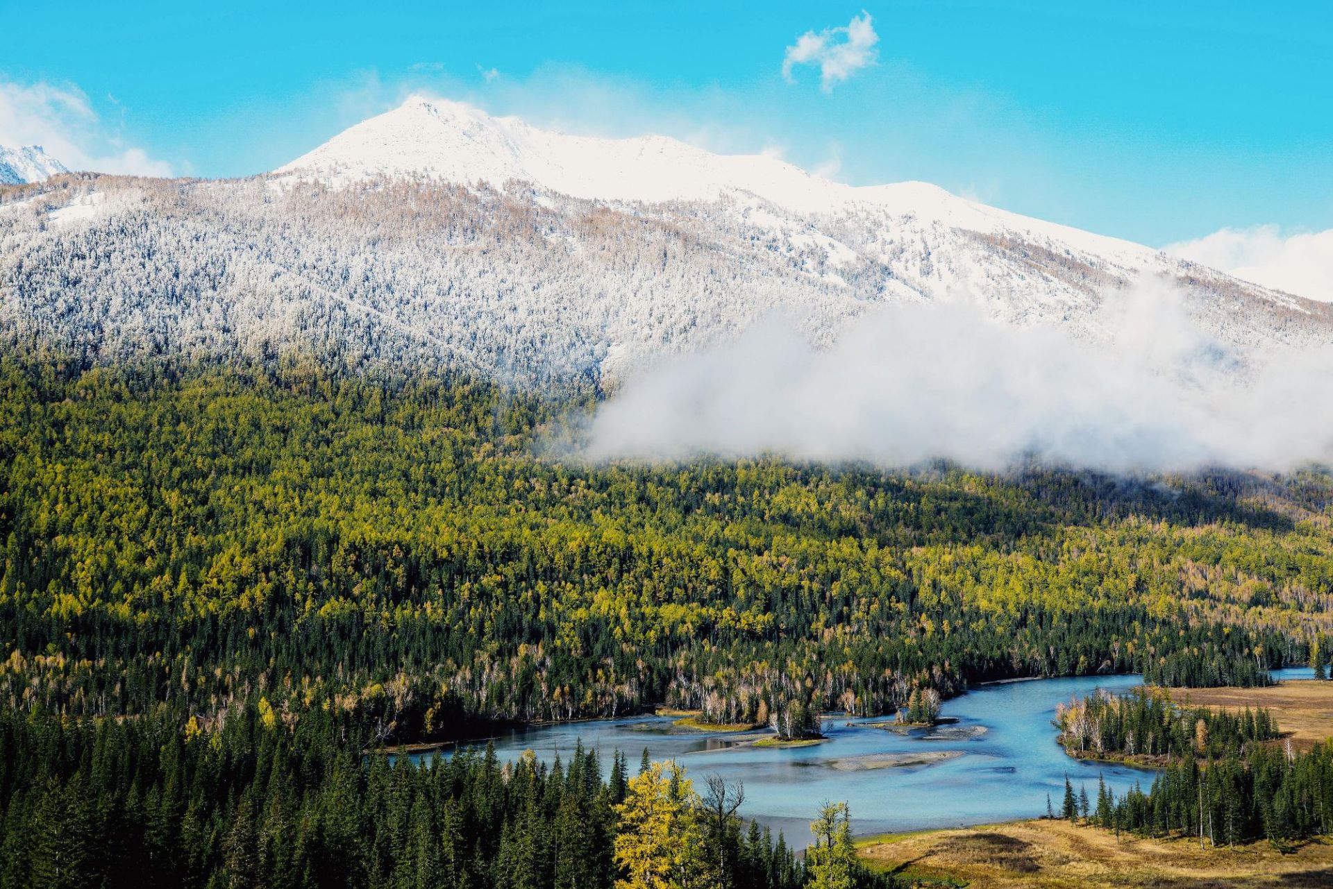 【携程攻略】喀纳斯神仙湾景点, 神仙湾的湖水名叫鸭泽湖