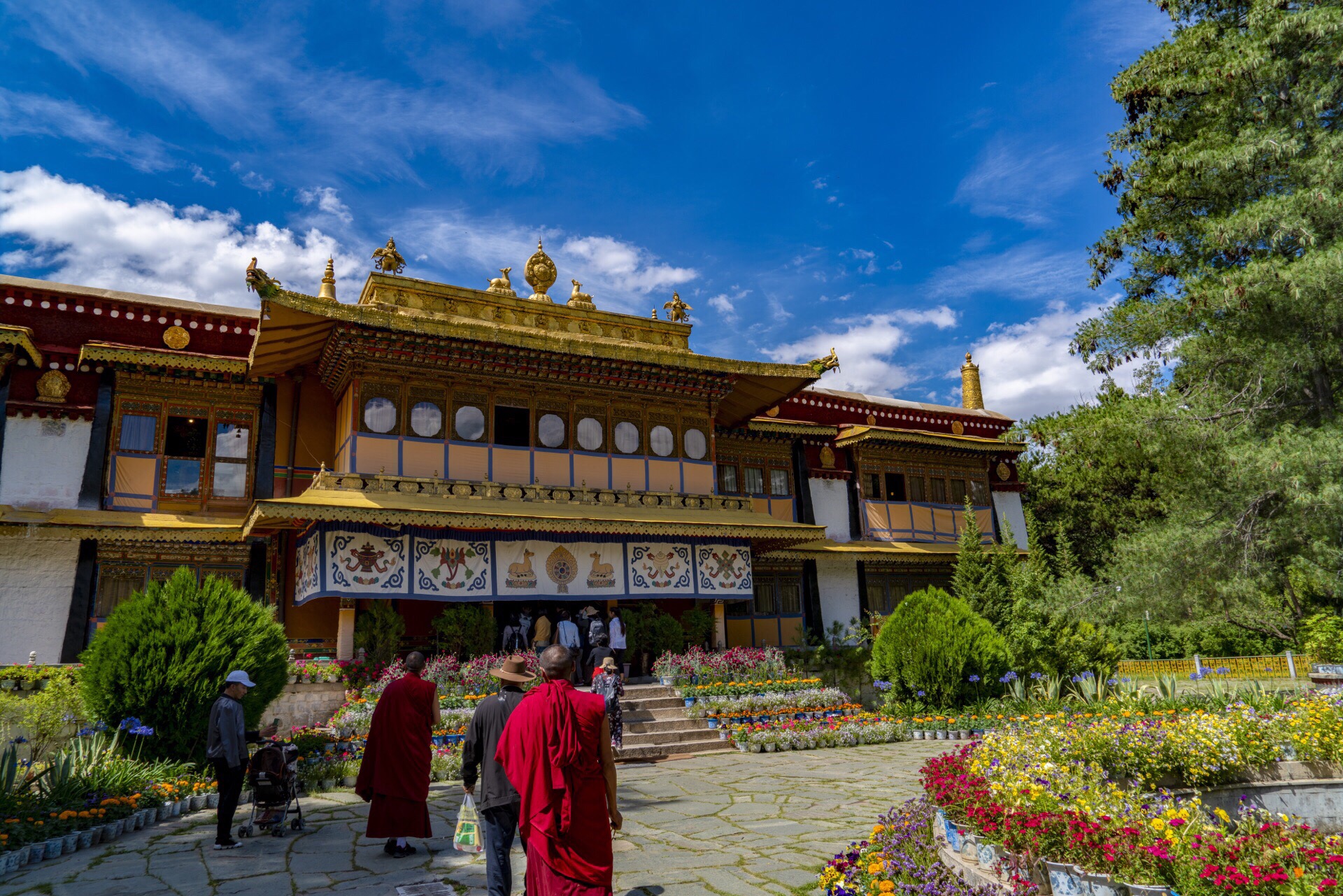 【携程攻略】拉萨罗布林卡景点,川藏线上的美景(十)罗布林卡西藏的
