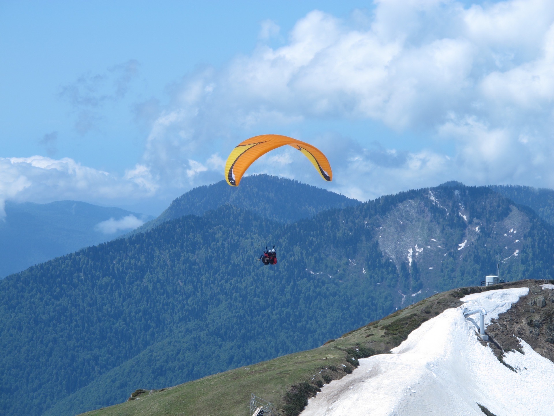 红波利亚纳----雪山之巅  拜冬奥会所赐,从索契市区前往红波利来纳的
