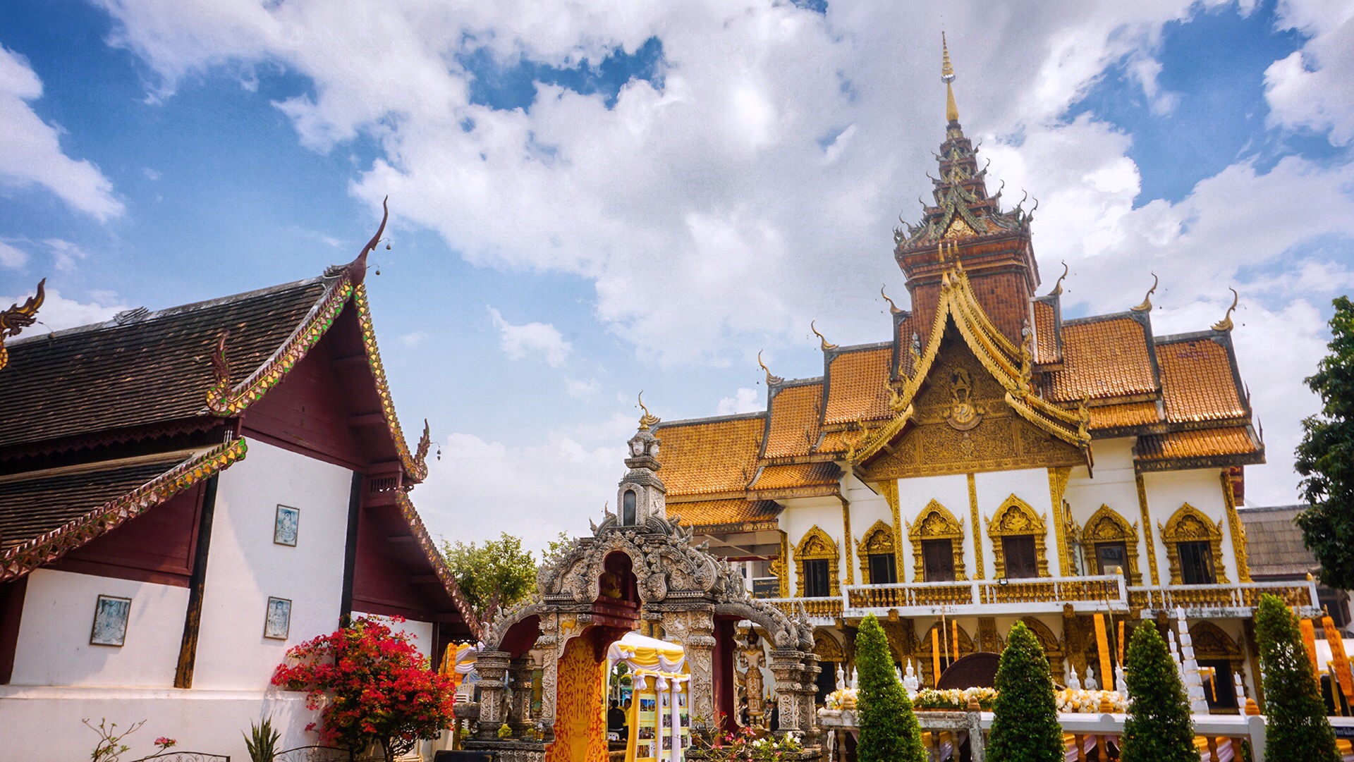 【携程攻略】清迈花宫庙景点,布帕兰寺 wat buppara