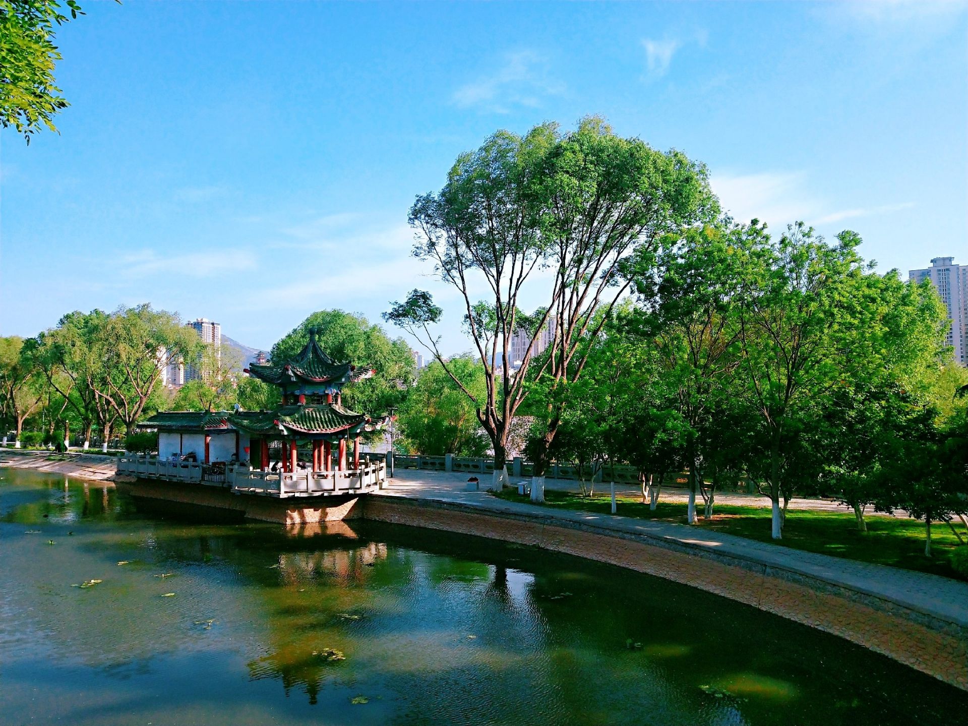 滨河路绿色长廊