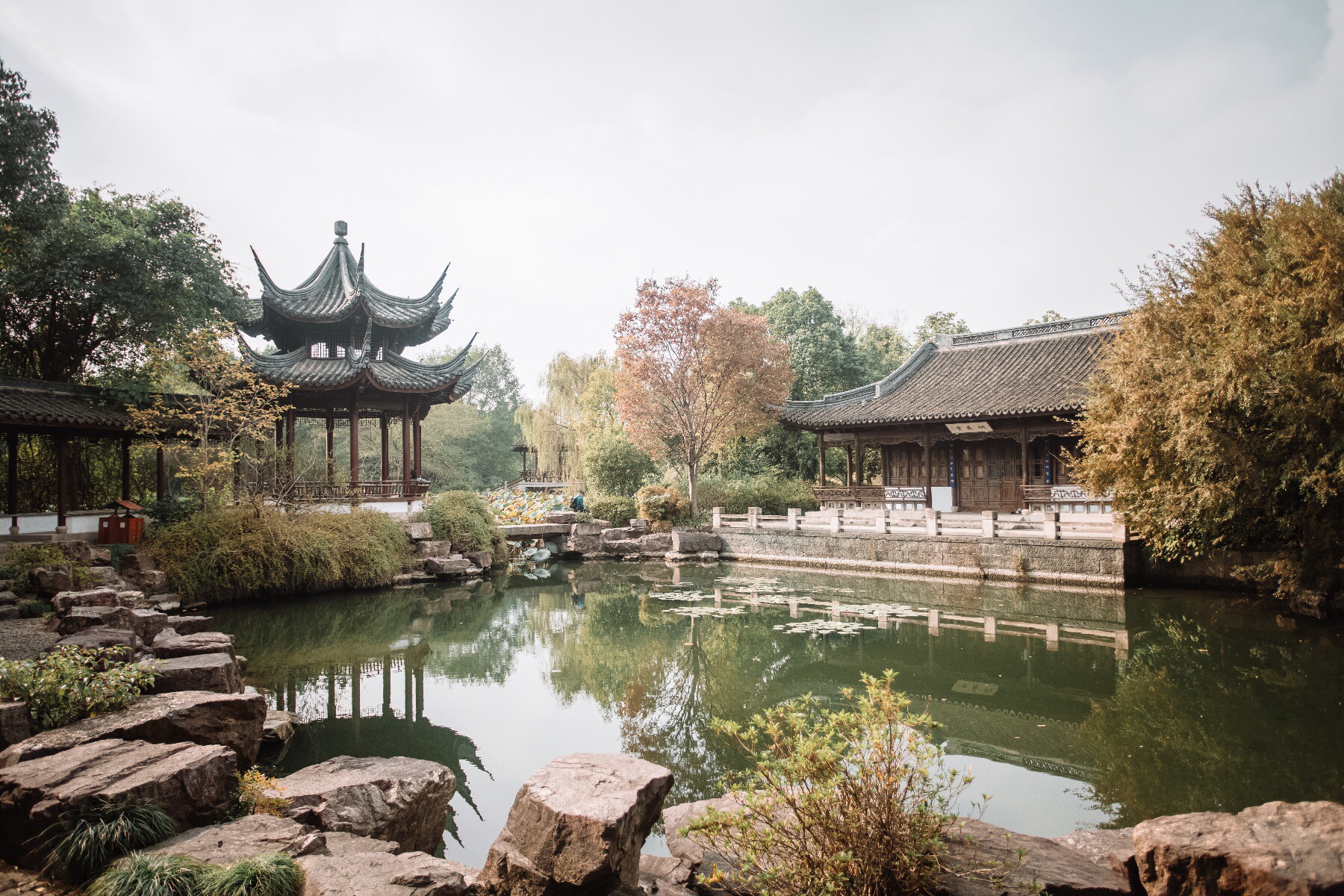 【携程攻略】杭州高庄景点,高庄:藏匿在西溪湿地里的江南园林高庄,是