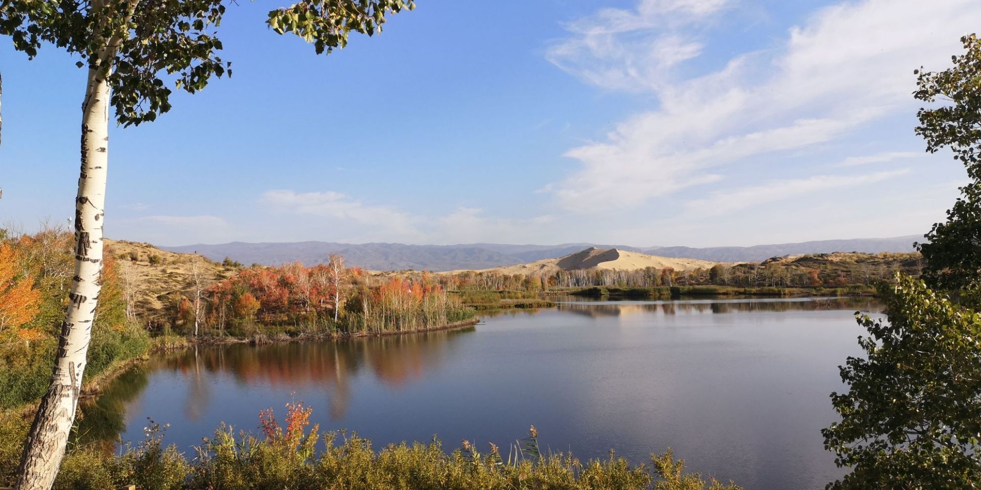 【携程攻略】哈巴河白沙湖景点,白沙湖秋色迷人 这里号称西北之北 是