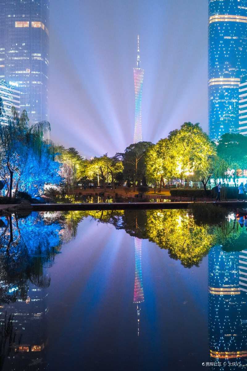 广州夜景最强机位超火爆广州三件套拍摄点