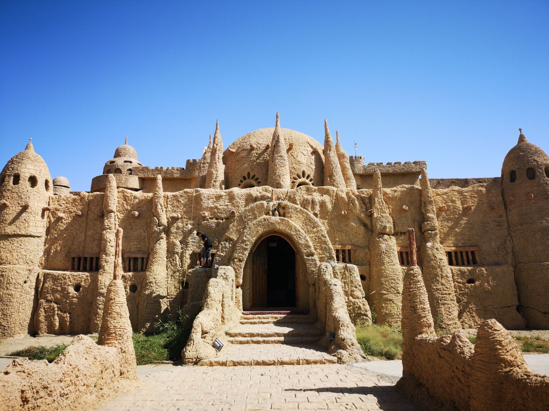 叶城锡提亚迷城景区—完全是生土打造的西域小城,有着1500