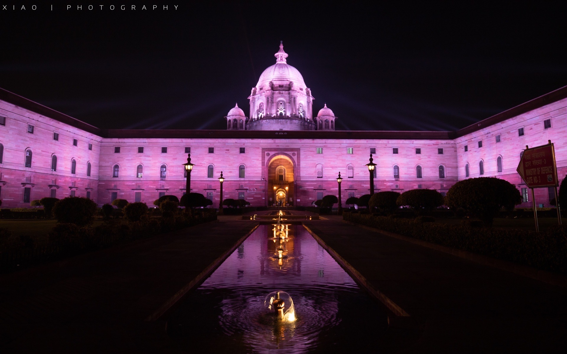 新德里夜景图片