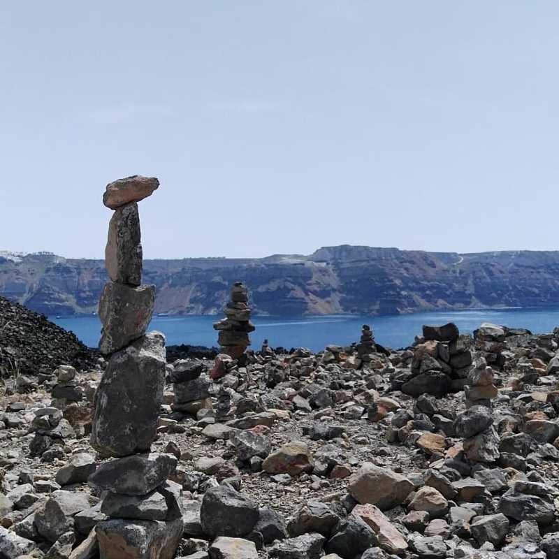 不可错过的活火山——锡拉火山 这是这辈子第一次这么靠近火山,还