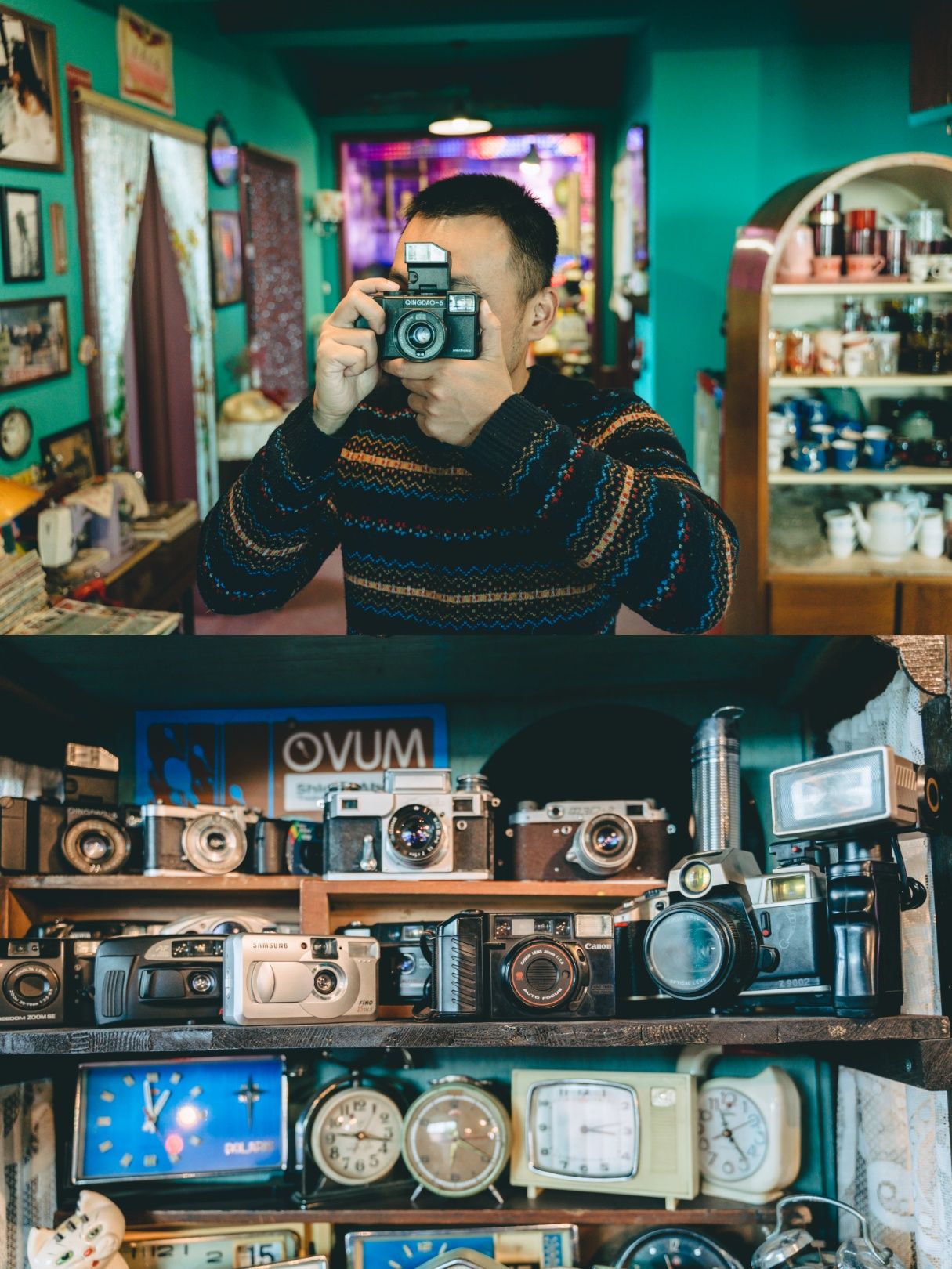 旧时光青岛文艺的咖啡店不少,而"春天照相