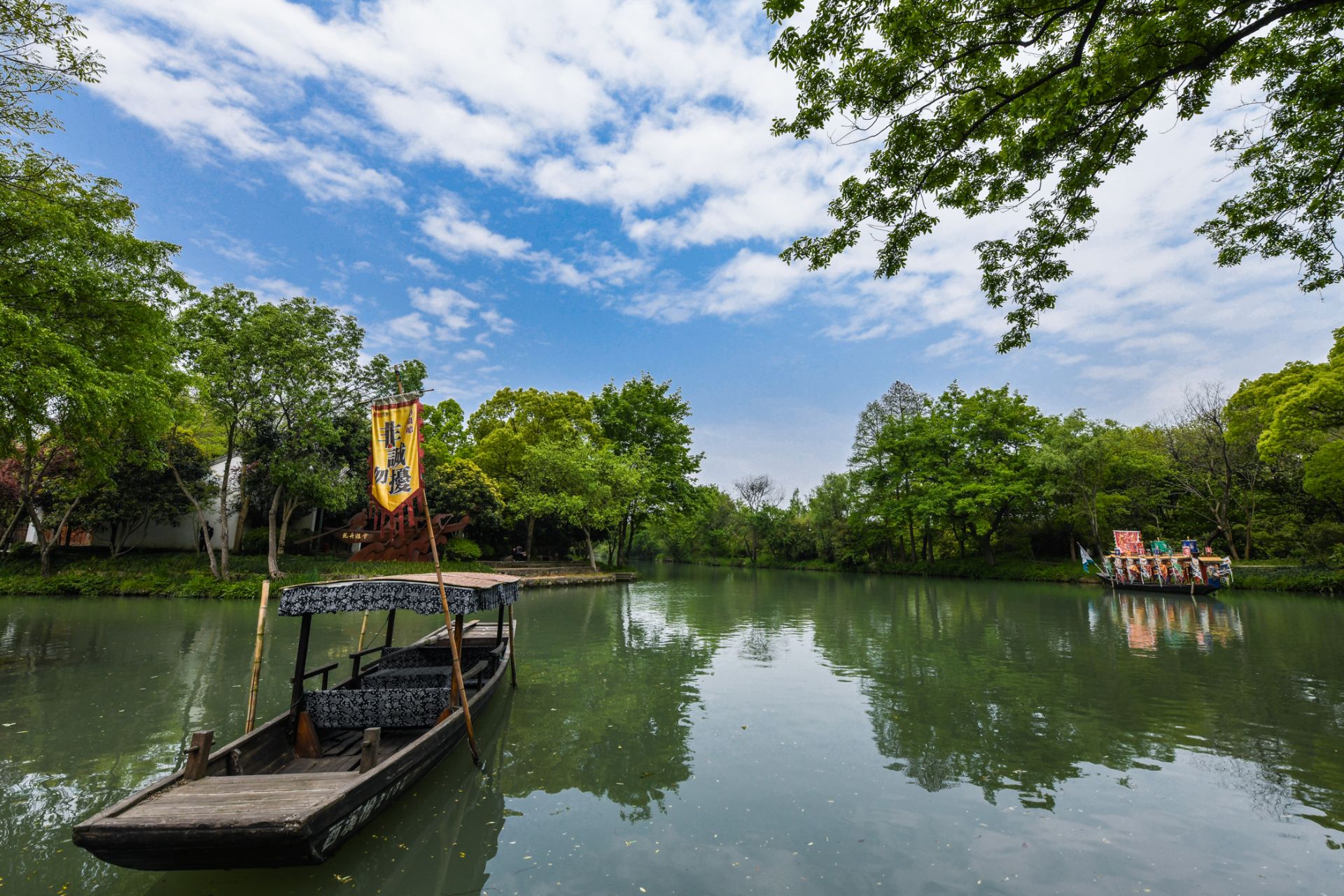 很多人都知道西溪湿地的深潭口这个地方,但是都不太知道深潭口景色