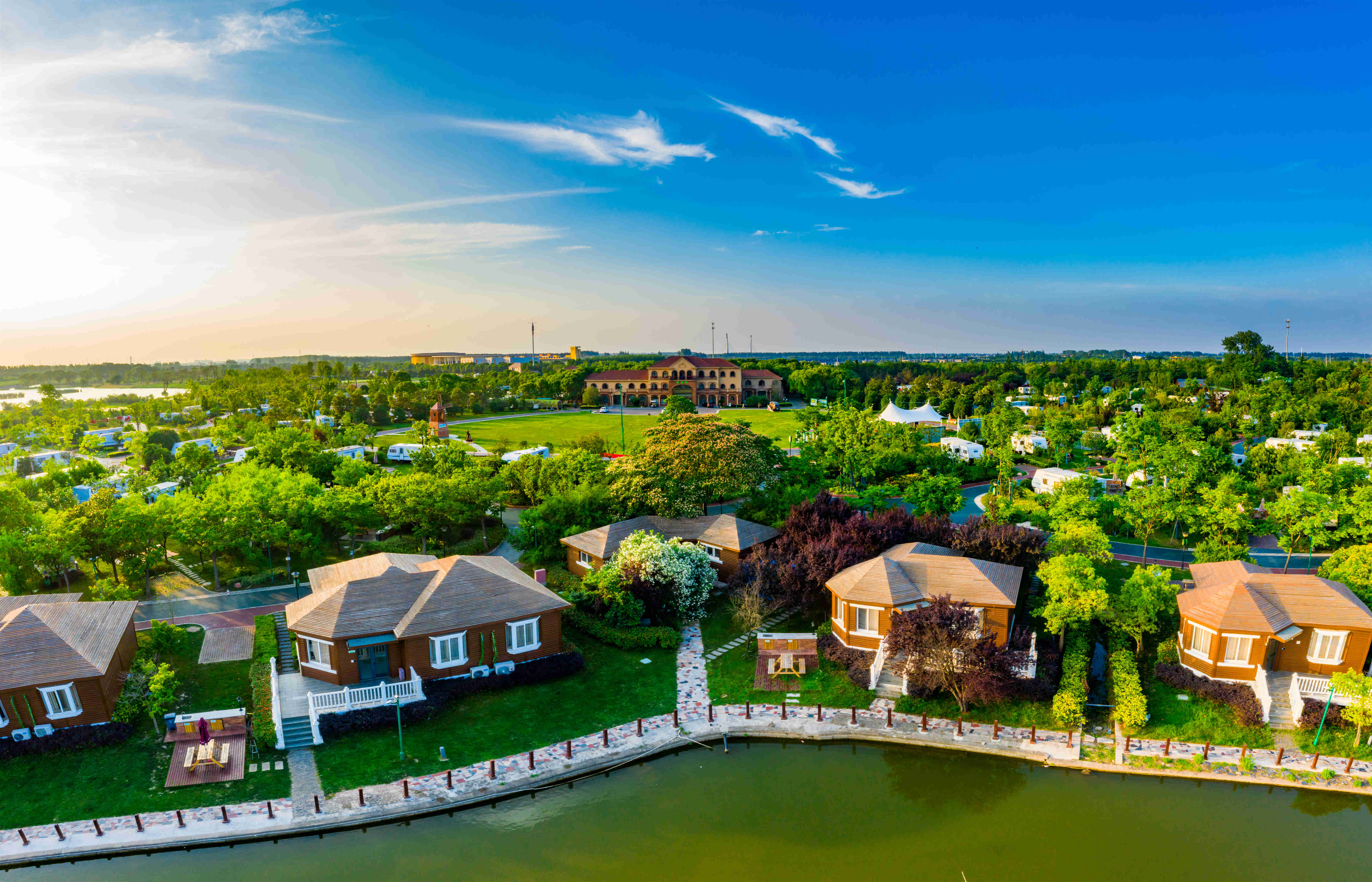 途居南通开沙岛露营地 直线距离2.6km