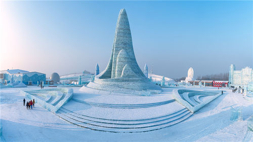 哈尔滨一日游【冬季市区包车\/宾馆接送冰雪大