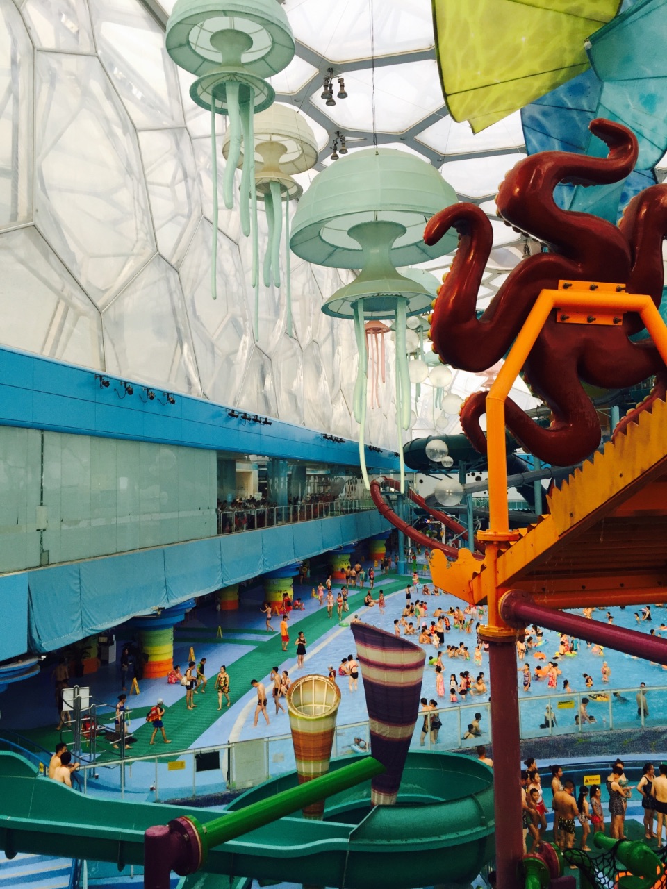 【携程攻略】北京水立方嬉水乐园景点,很好玩,孩子爽翻了.