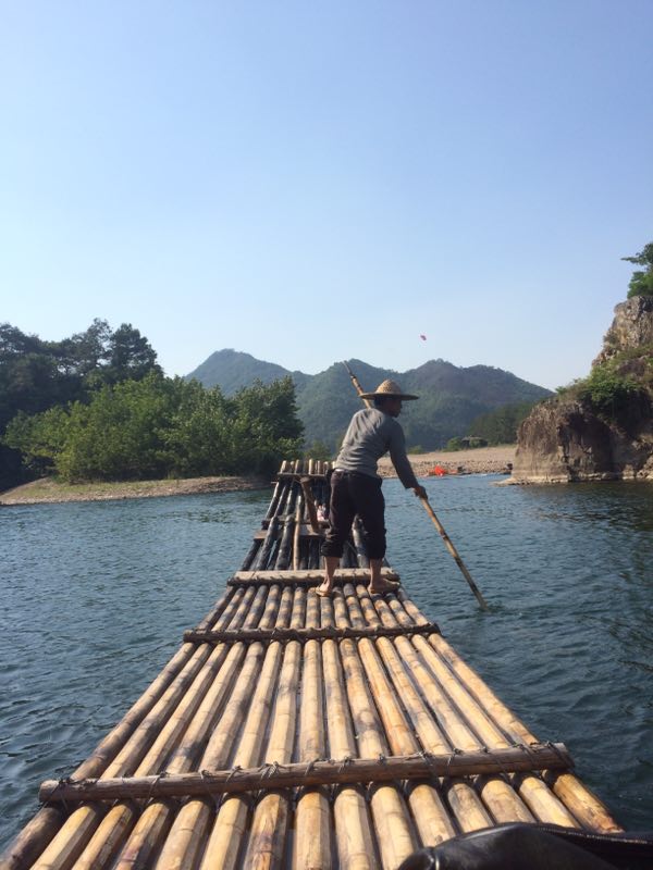 楠溪江狮子岩桃花源码头漂流