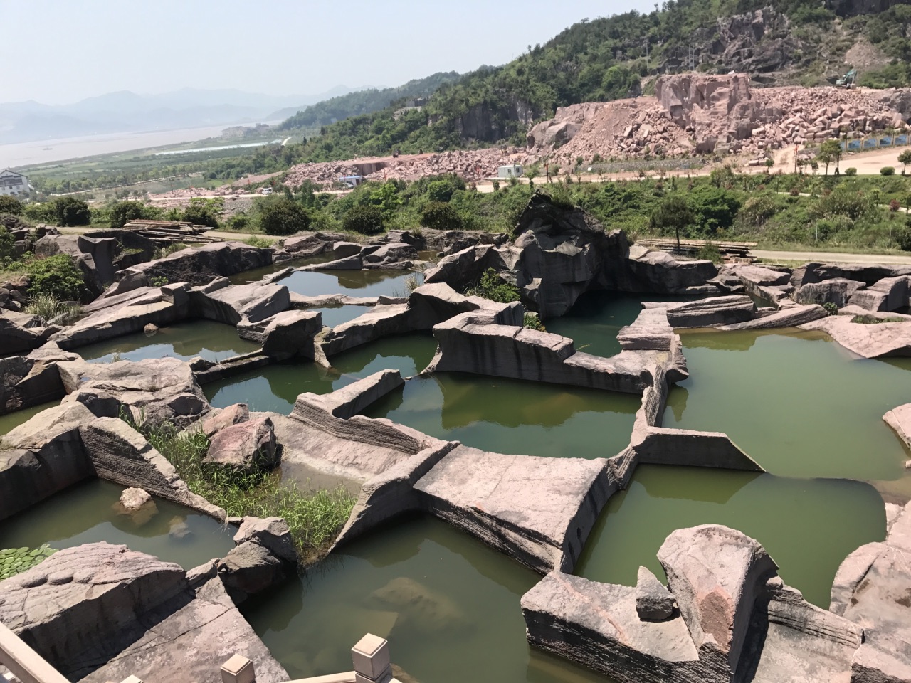 天台山天湖风景区图片