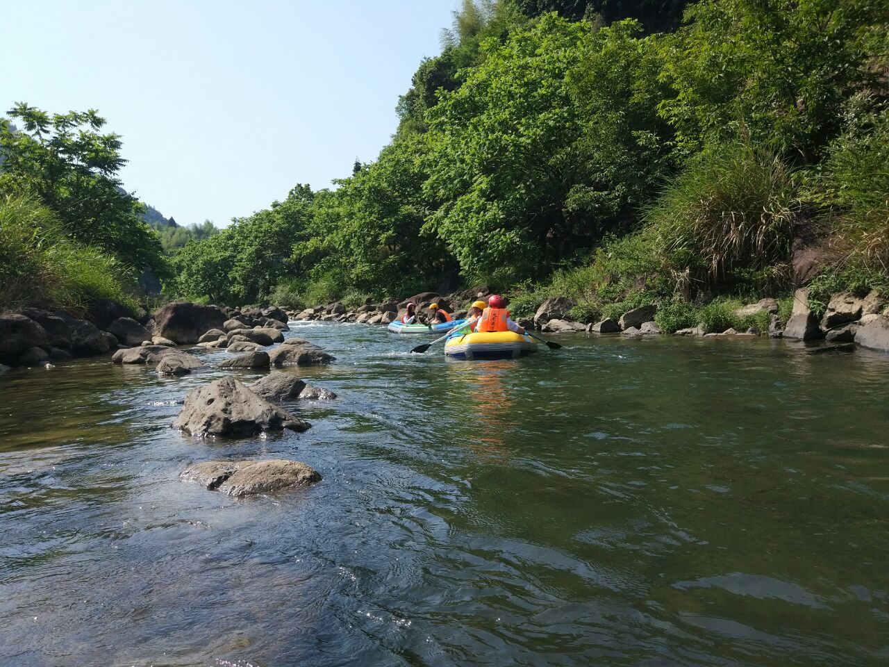 九龙溪漂流